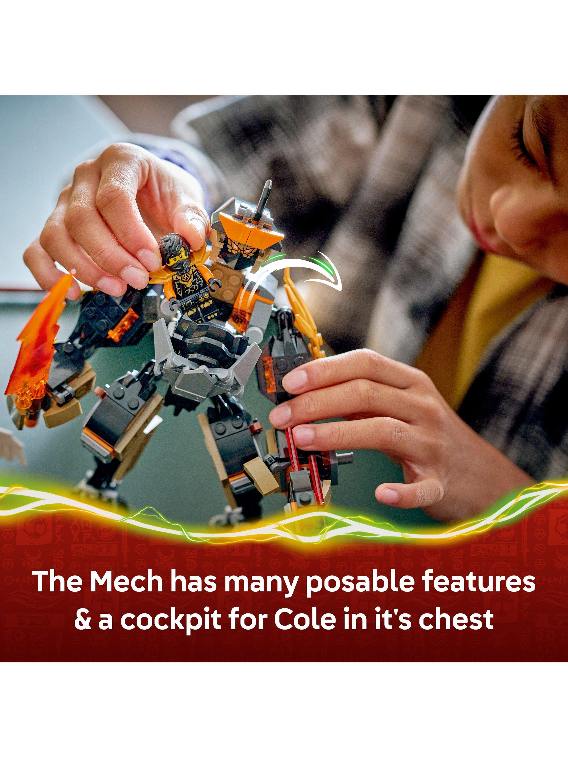 Ninjago 71854 Cole's Mission Mech & Dragon Zane Ninja Toy