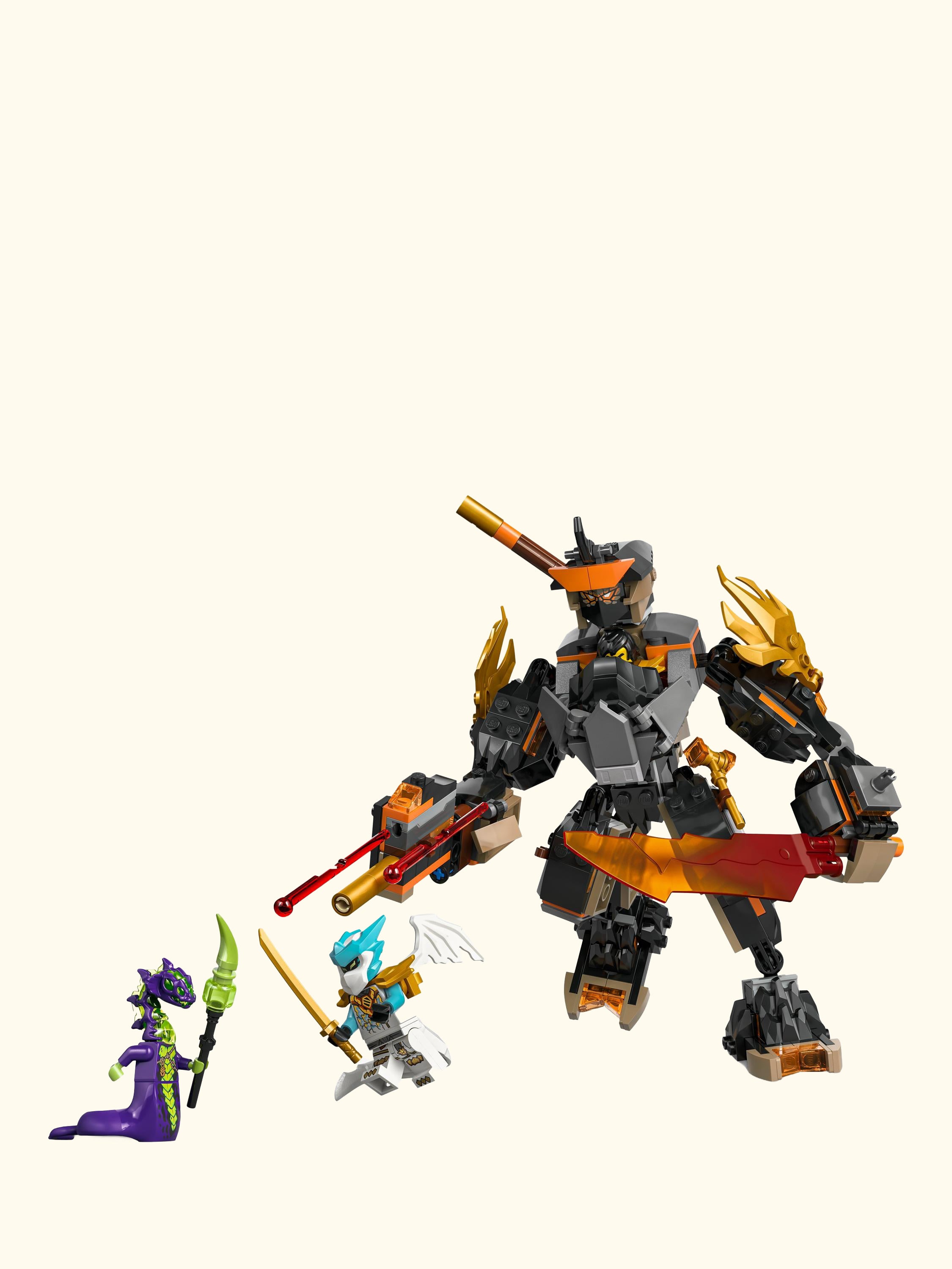 Ninjago 71854 Cole's Mission Mech & Dragon Zane Ninja Toy