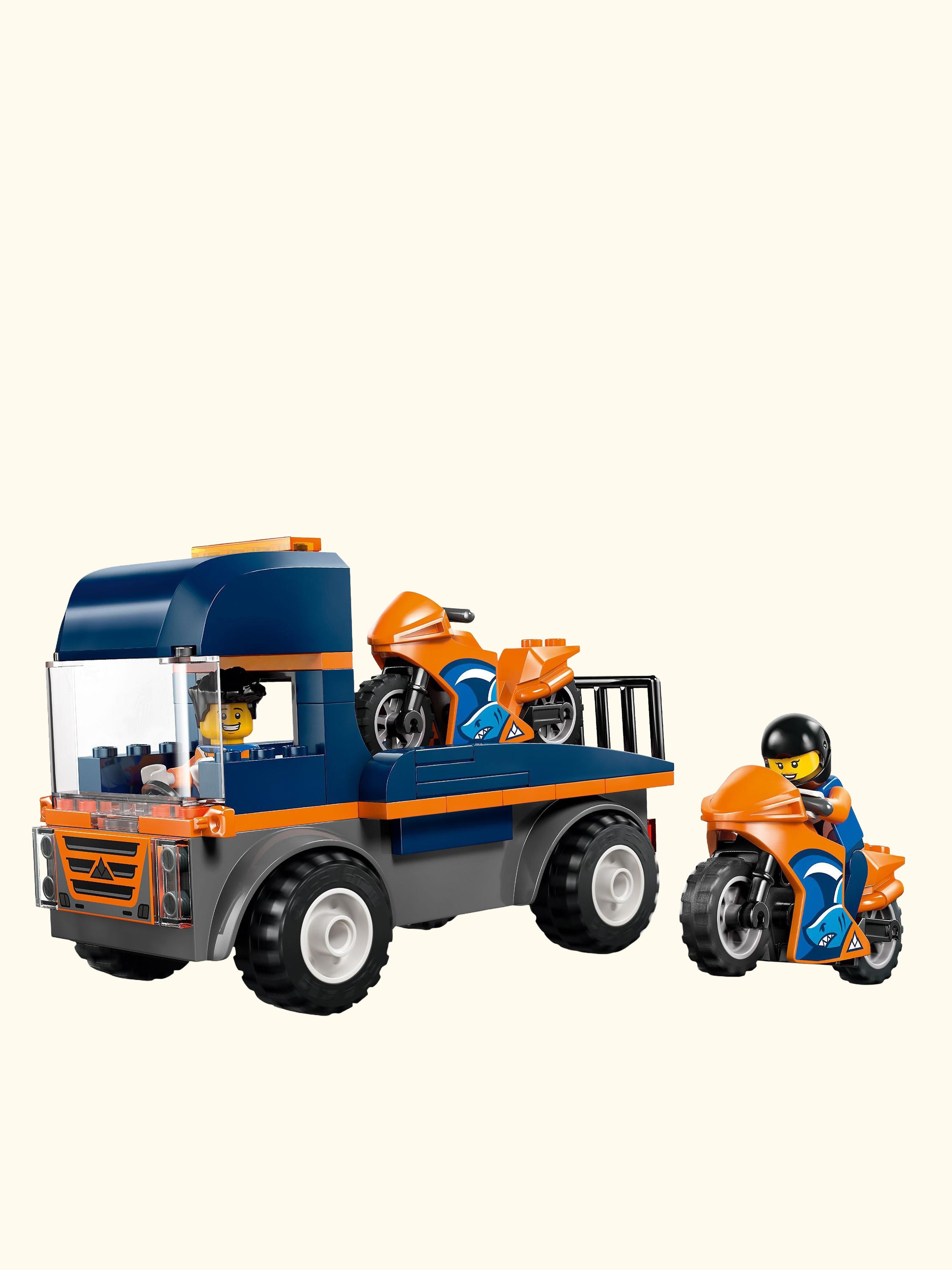 City 60491 Motorcycle Transporter Toy Building Kit