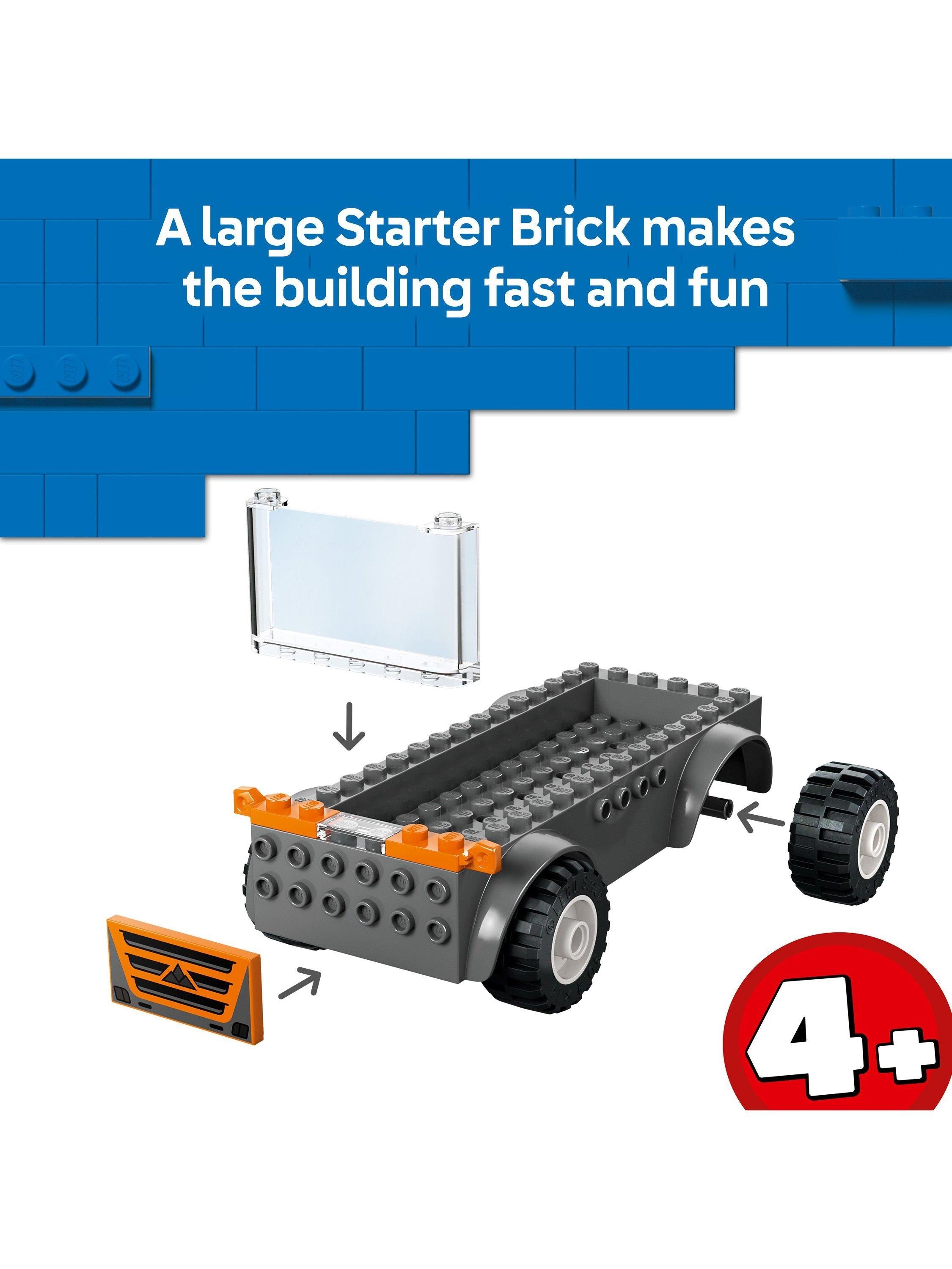 City 60491 Motorcycle Transporter Toy Building Kit