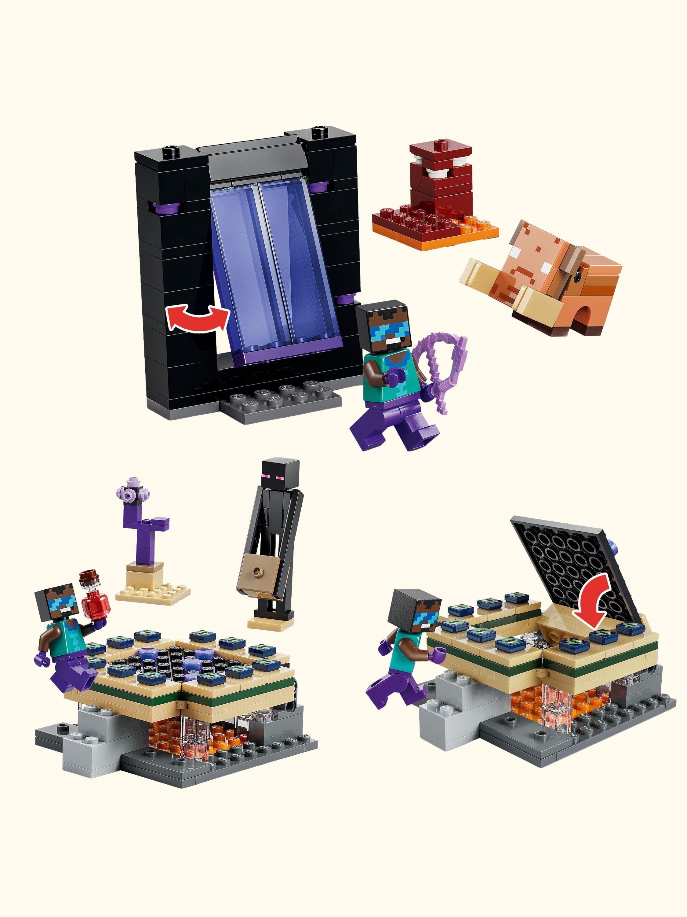 Minecraft 21584 Nether & End Portal Journey Building Toy