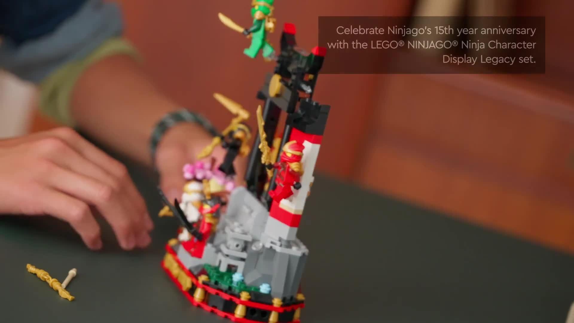 Ninjago 71866 Ninja Character Display 15th Anniversary Building Set
