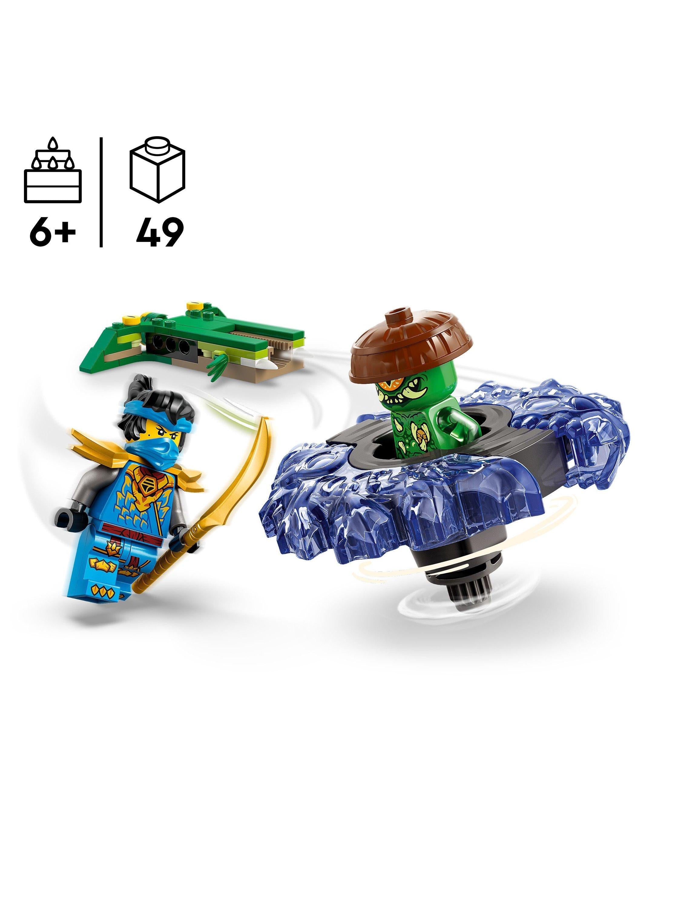 Ninjago 71849 Nya vs. Mutation Monster Spinner Battling Tops Toy