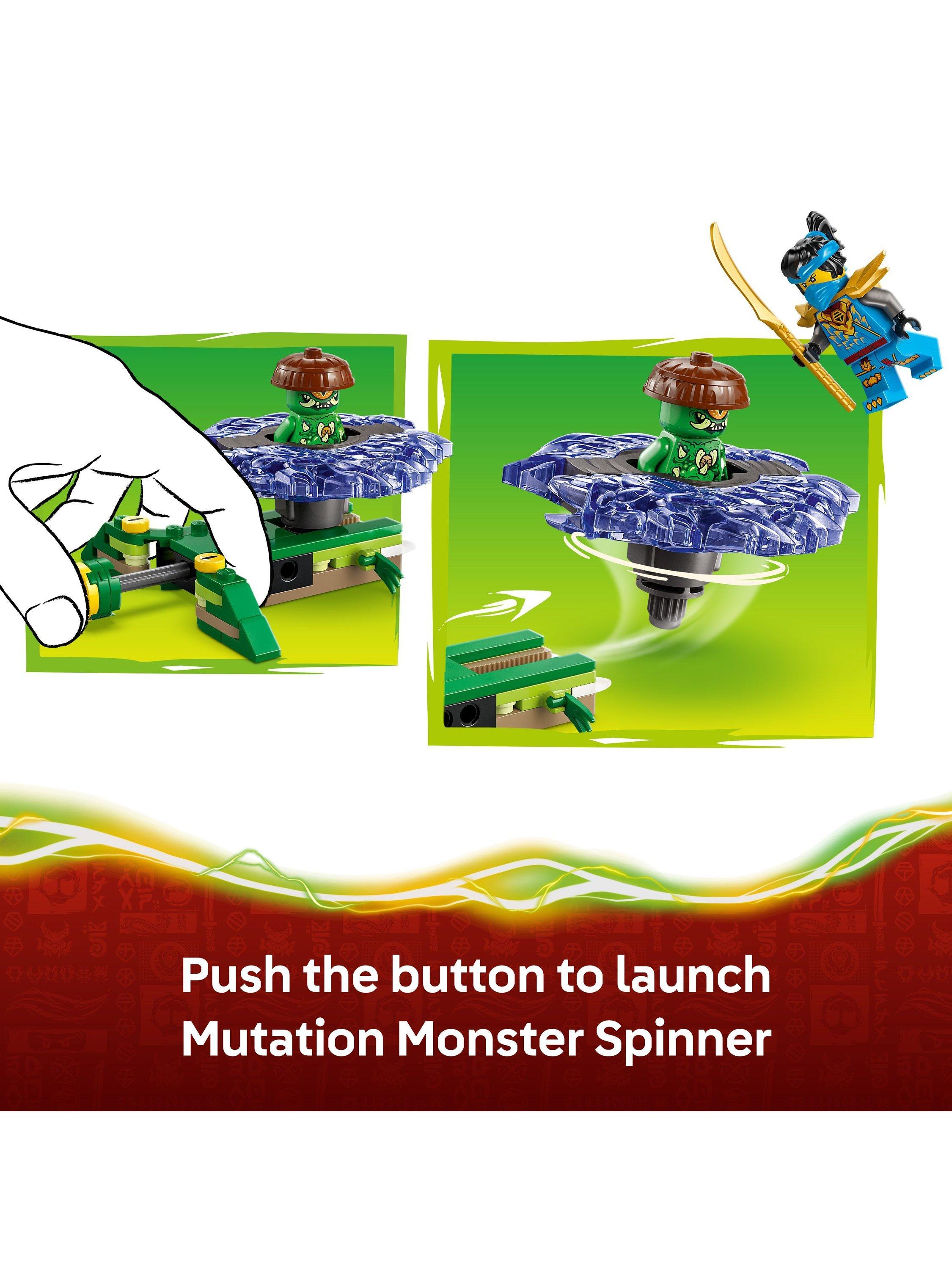 Ninjago 71849 Nya vs. Mutation Monster Spinner Battling Tops Toy