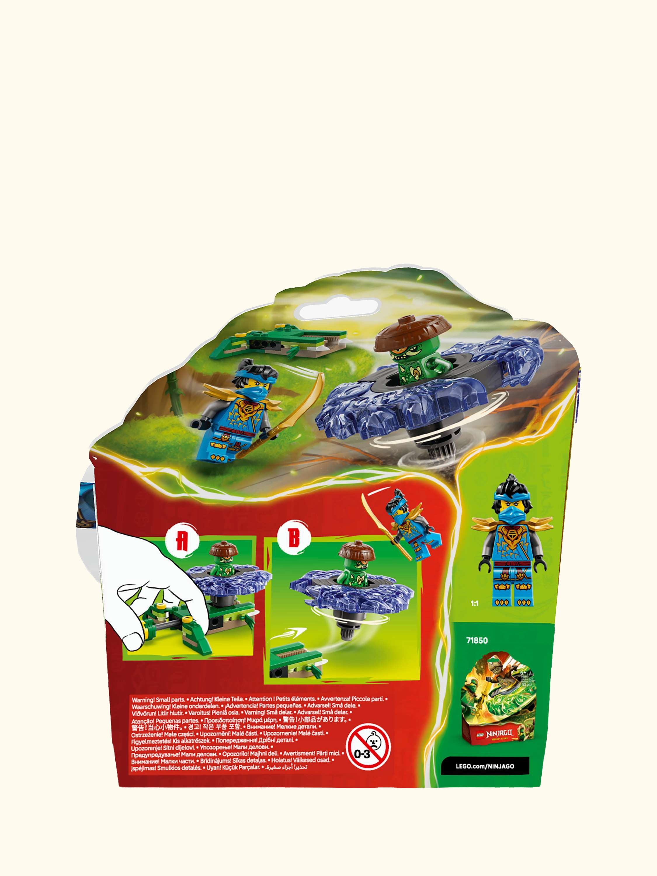 Ninjago 71849 Nya vs. Mutation Monster Spinner Battling Tops Toy