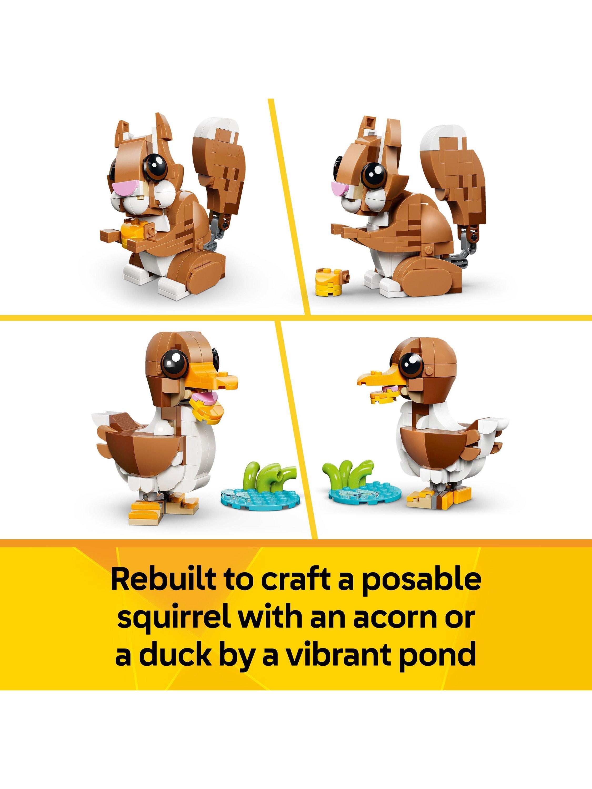 Creator 31382 Cute Animals: Playful Puppy Dog 3-in-1 Building Toy