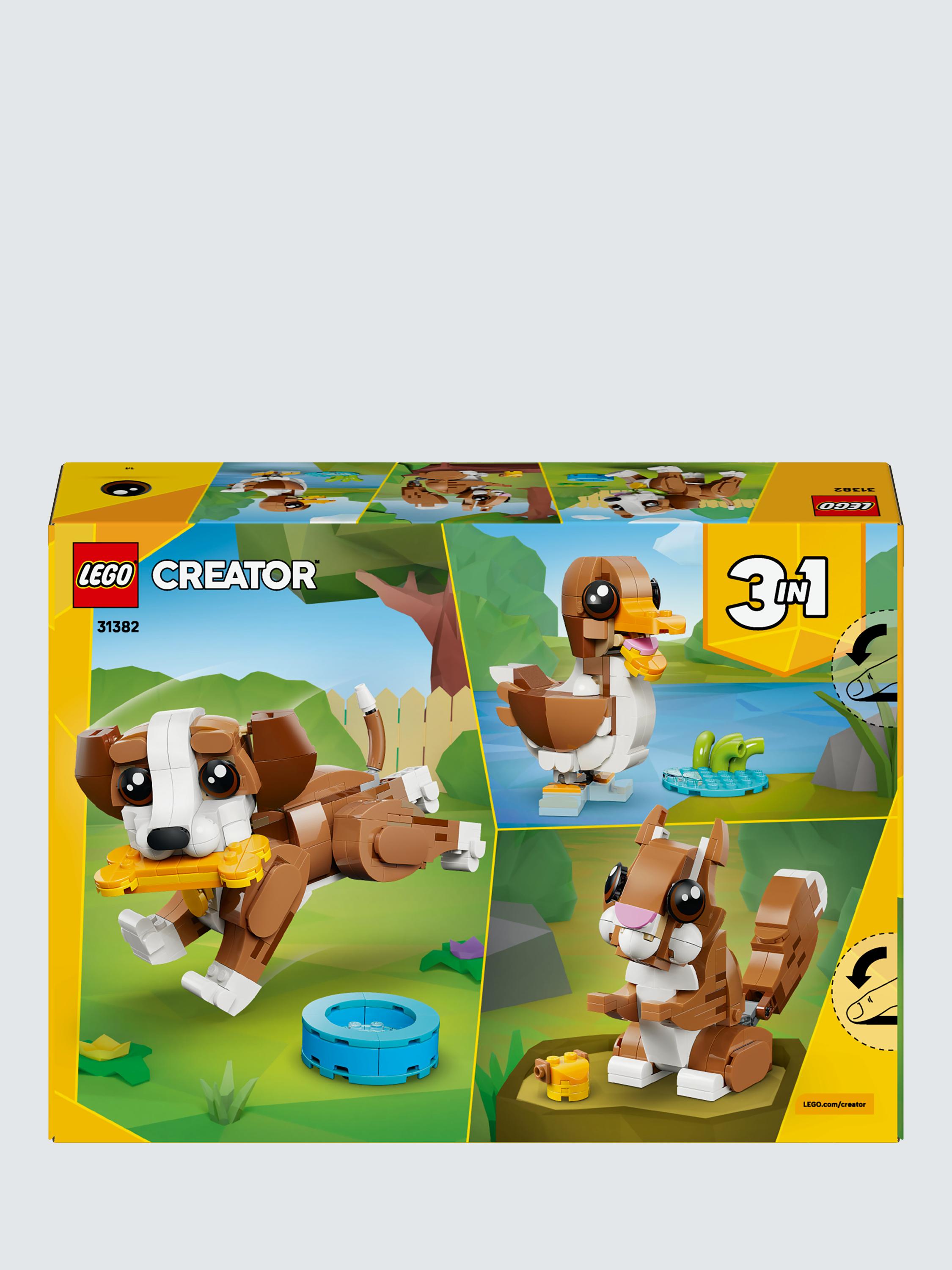 Creator 31382 Cute Animals: Playful Puppy Dog 3-in-1 Building Toy