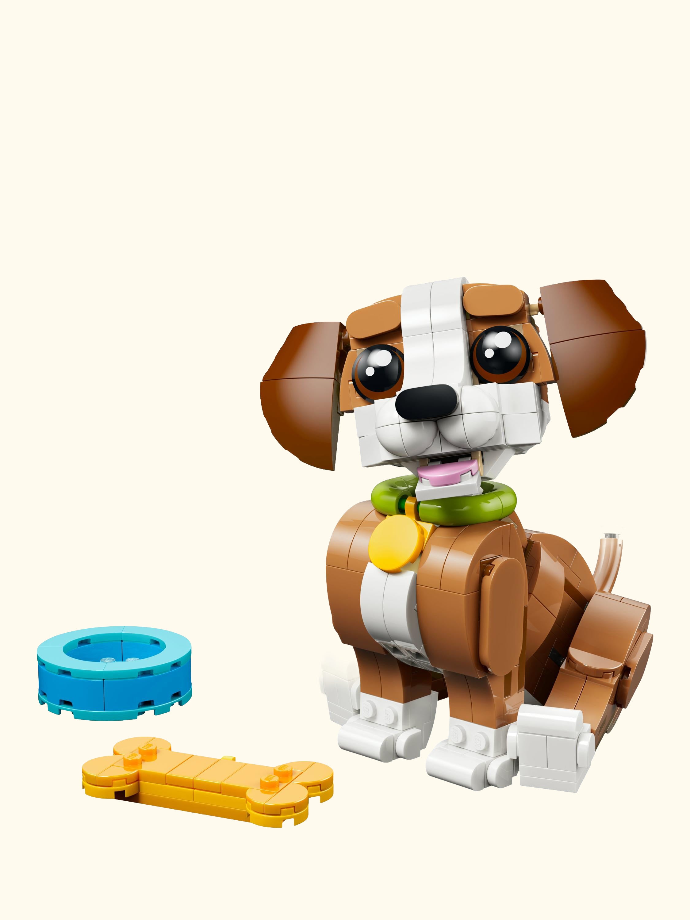 Creator 31382 Cute Animals: Playful Puppy Dog 3-in-1 Building Toy