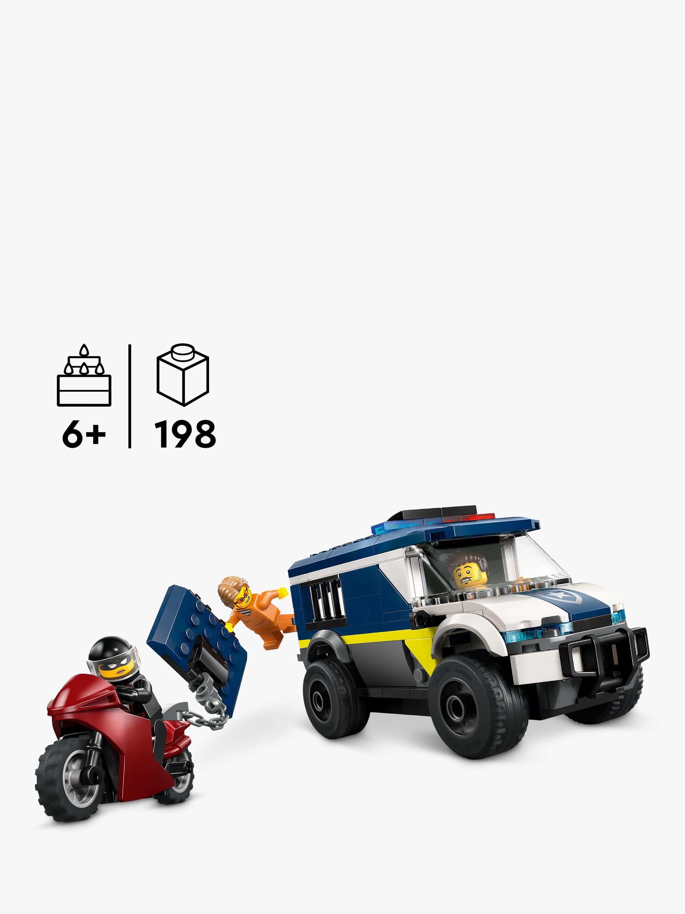 City 60479 Police Prisoner Transport Van Building Set