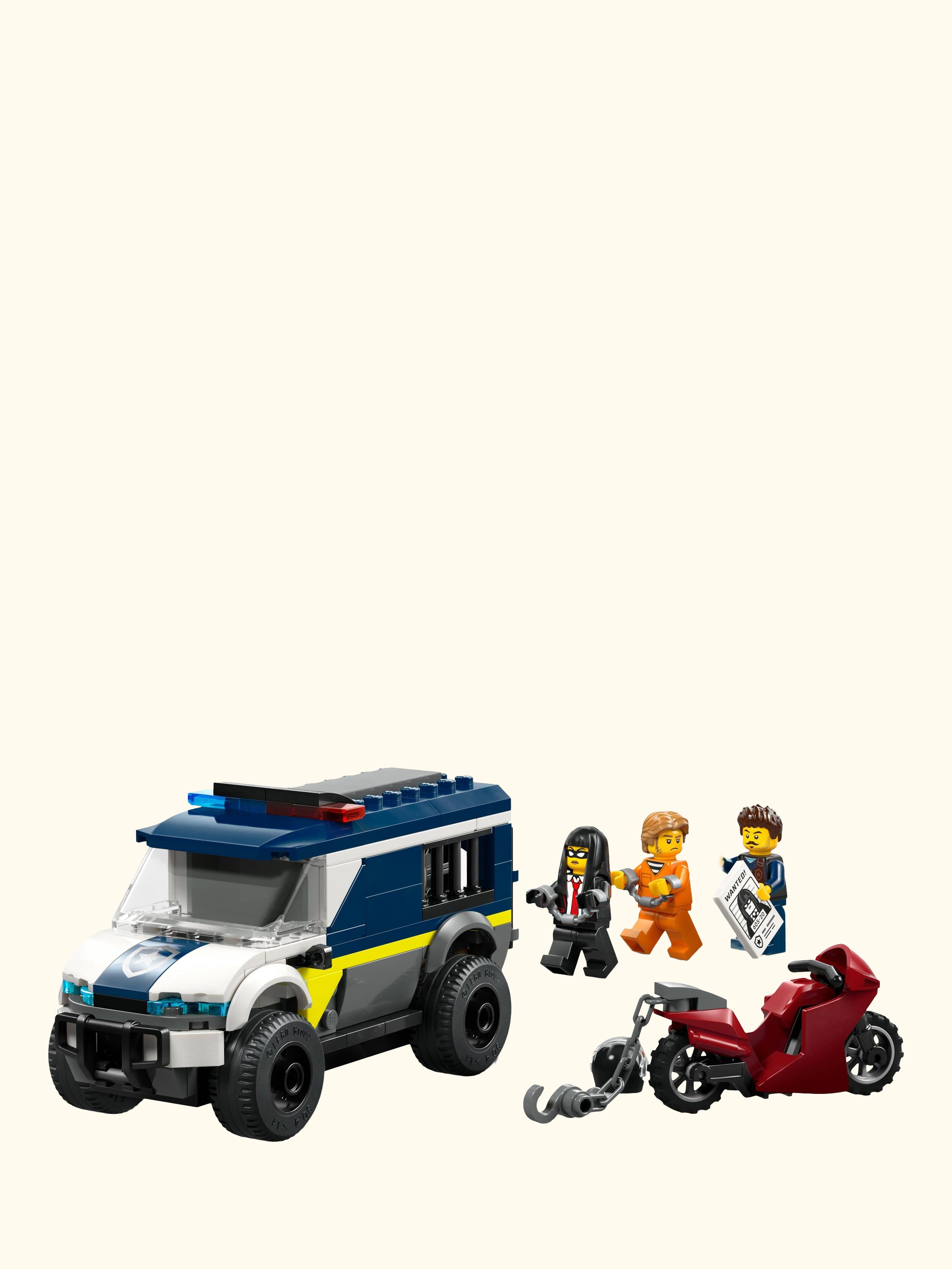 City 60479 Police Prisoner Transport Van Building Set