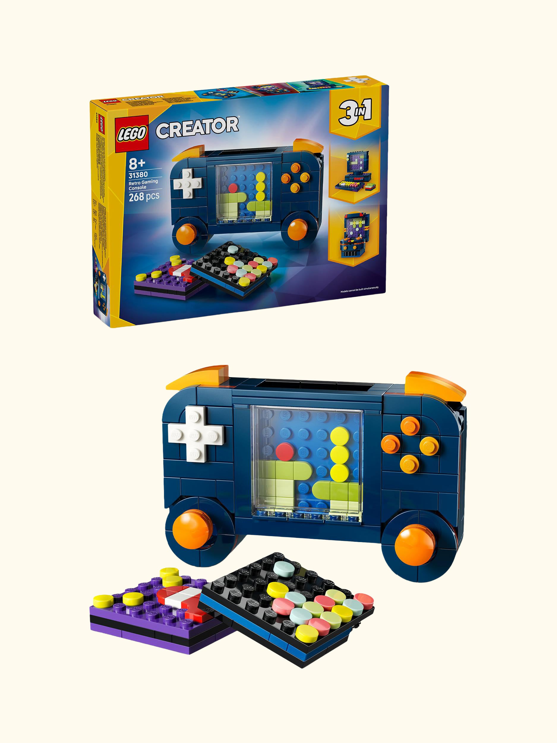Creator 31380 Retro Gaming Console 3-in-1 Building Toy