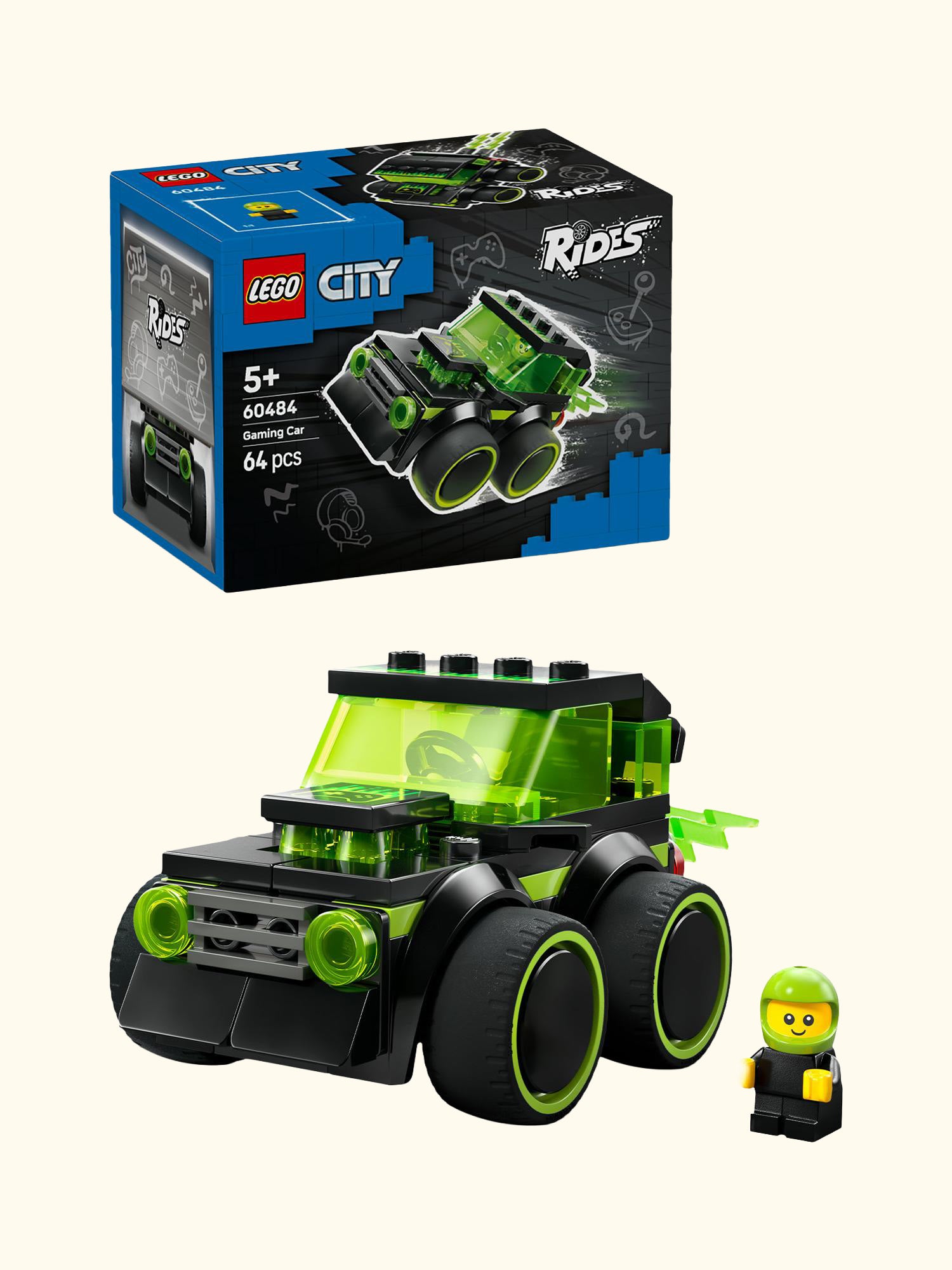 City 60484 Rides Gaming Car Model Car Kit