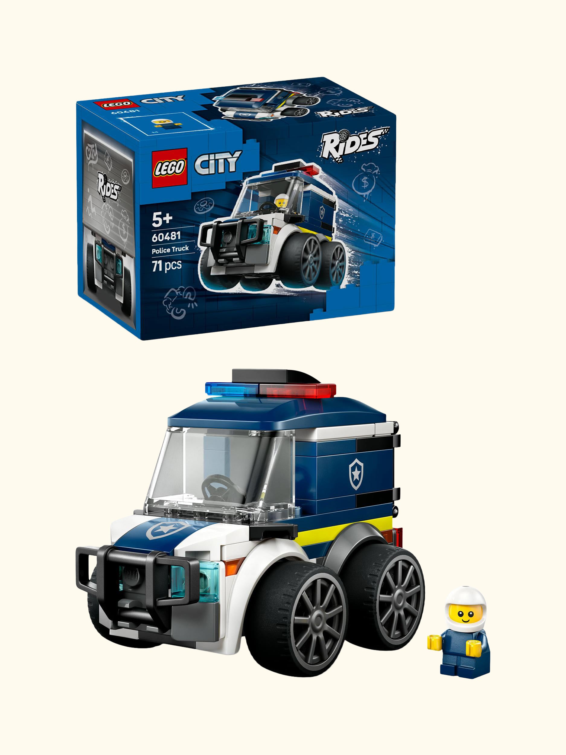 City 60481 Rides Police Truck Mini Building Kit