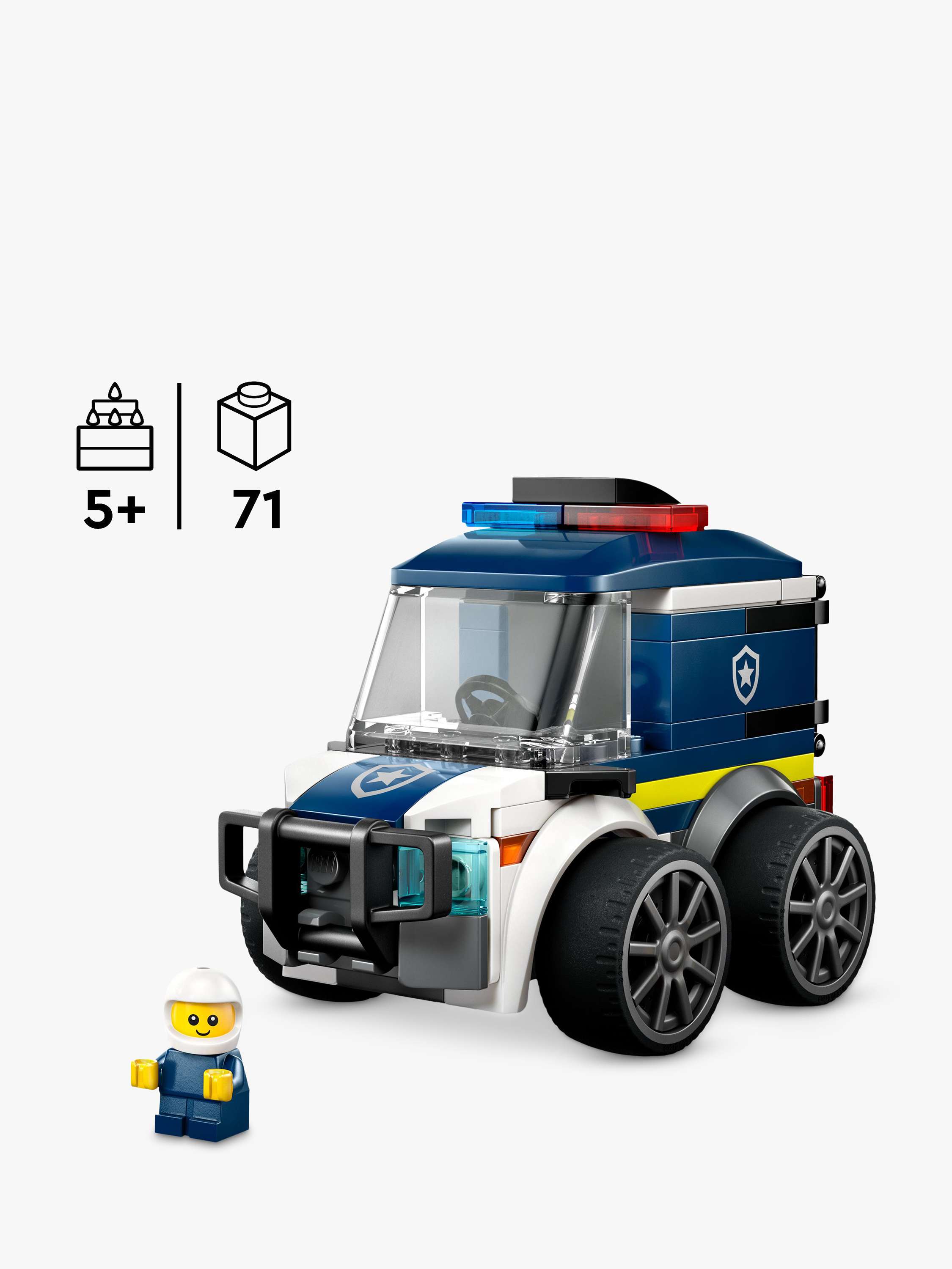 City 60481 Rides Police Truck Mini Building Kit