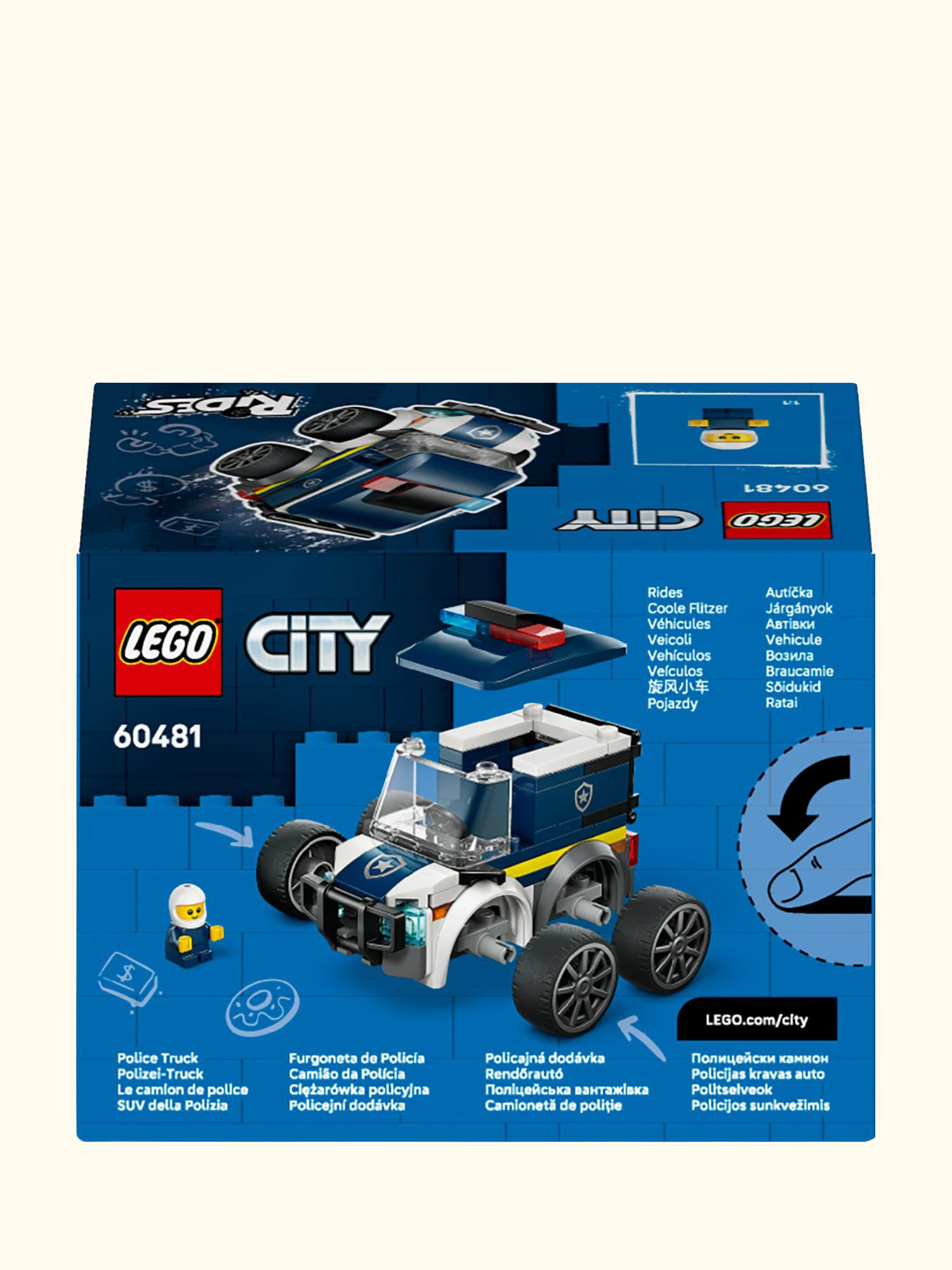 City 60481 Rides Police Truck Mini Building Kit