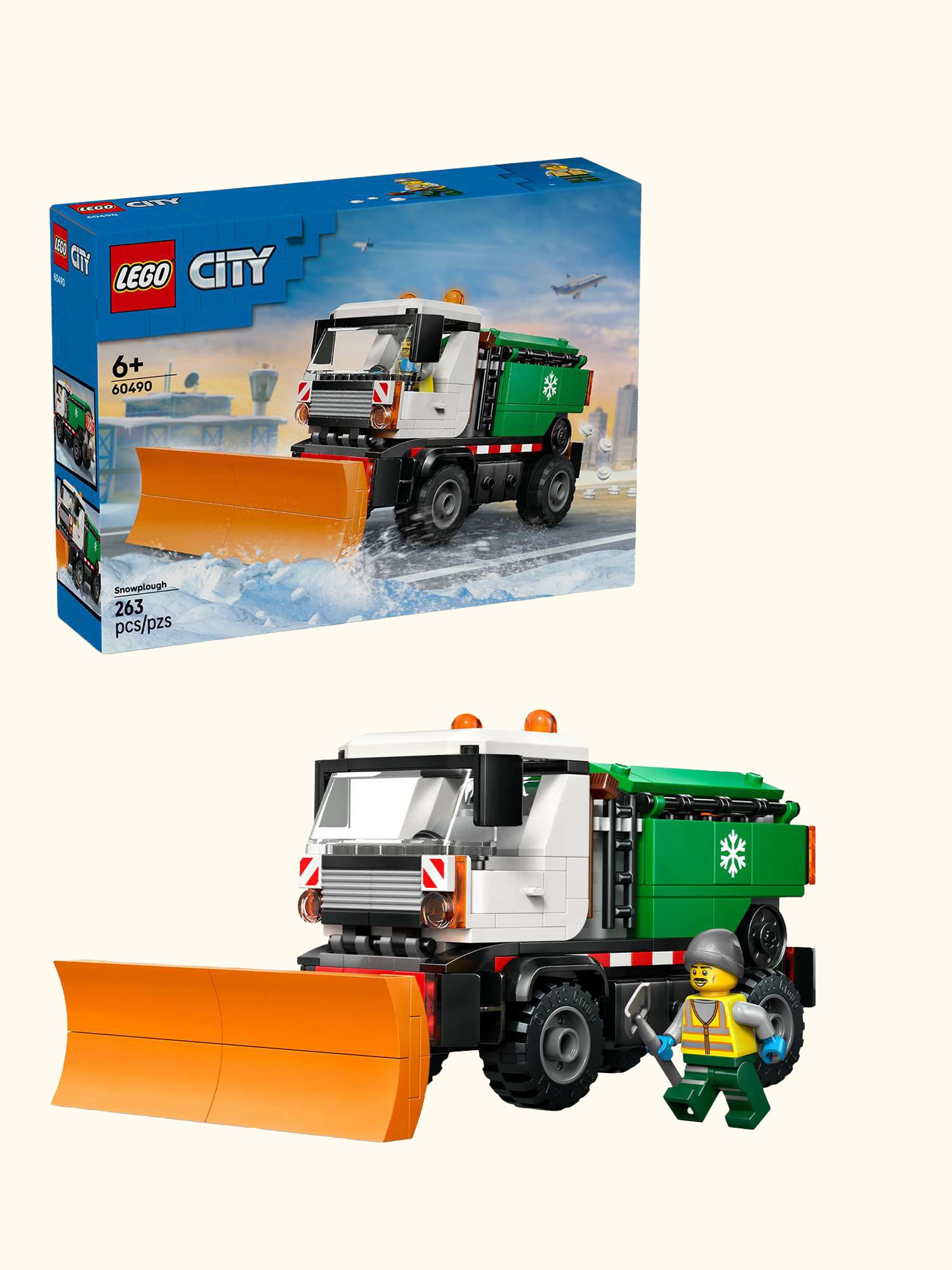 City 60490 Snowplough Truck Toy Building Set