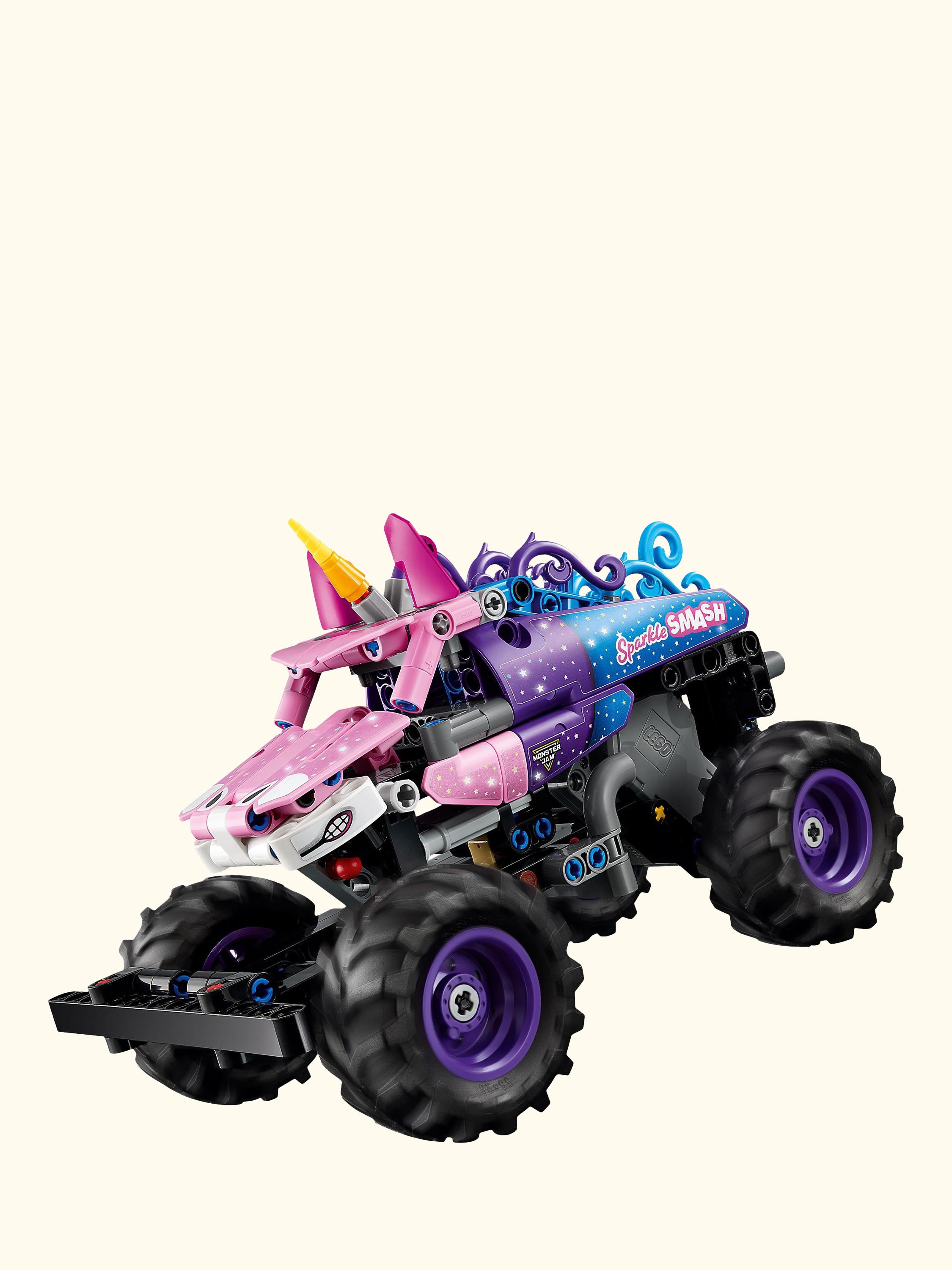 Technic 42220 Monster Jam Sparkle Smash Pull-Back Truck
