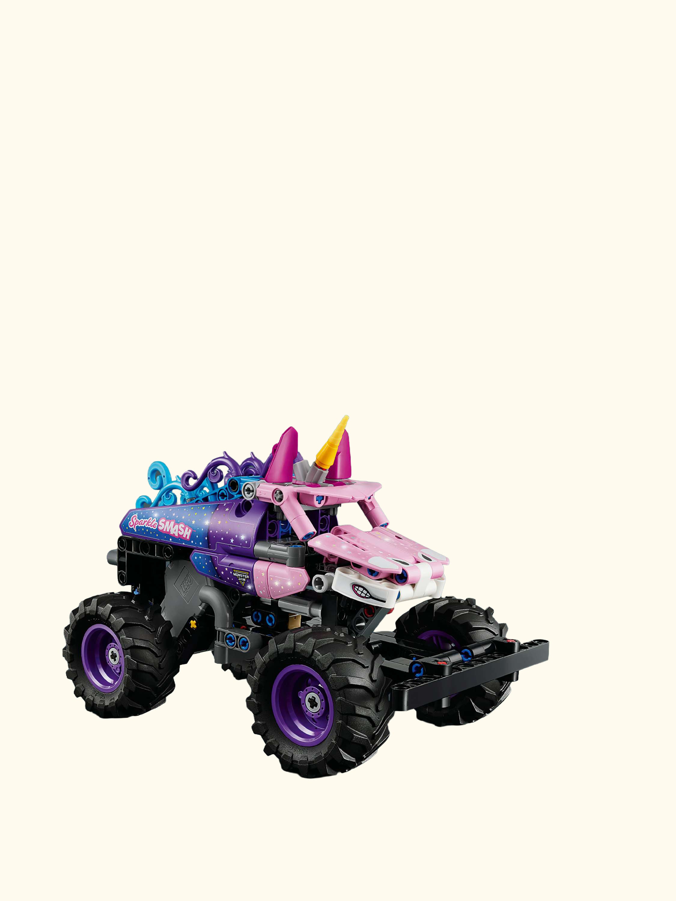 Technic 42220 Monster Jam Sparkle Smash Pull-Back Truck