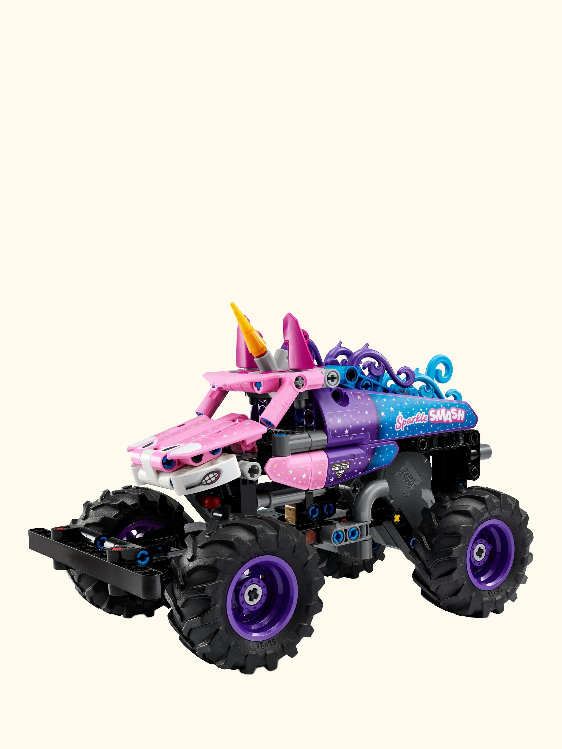 Technic 42220 Monster Jam Sparkle Smash Pull-Back Truck