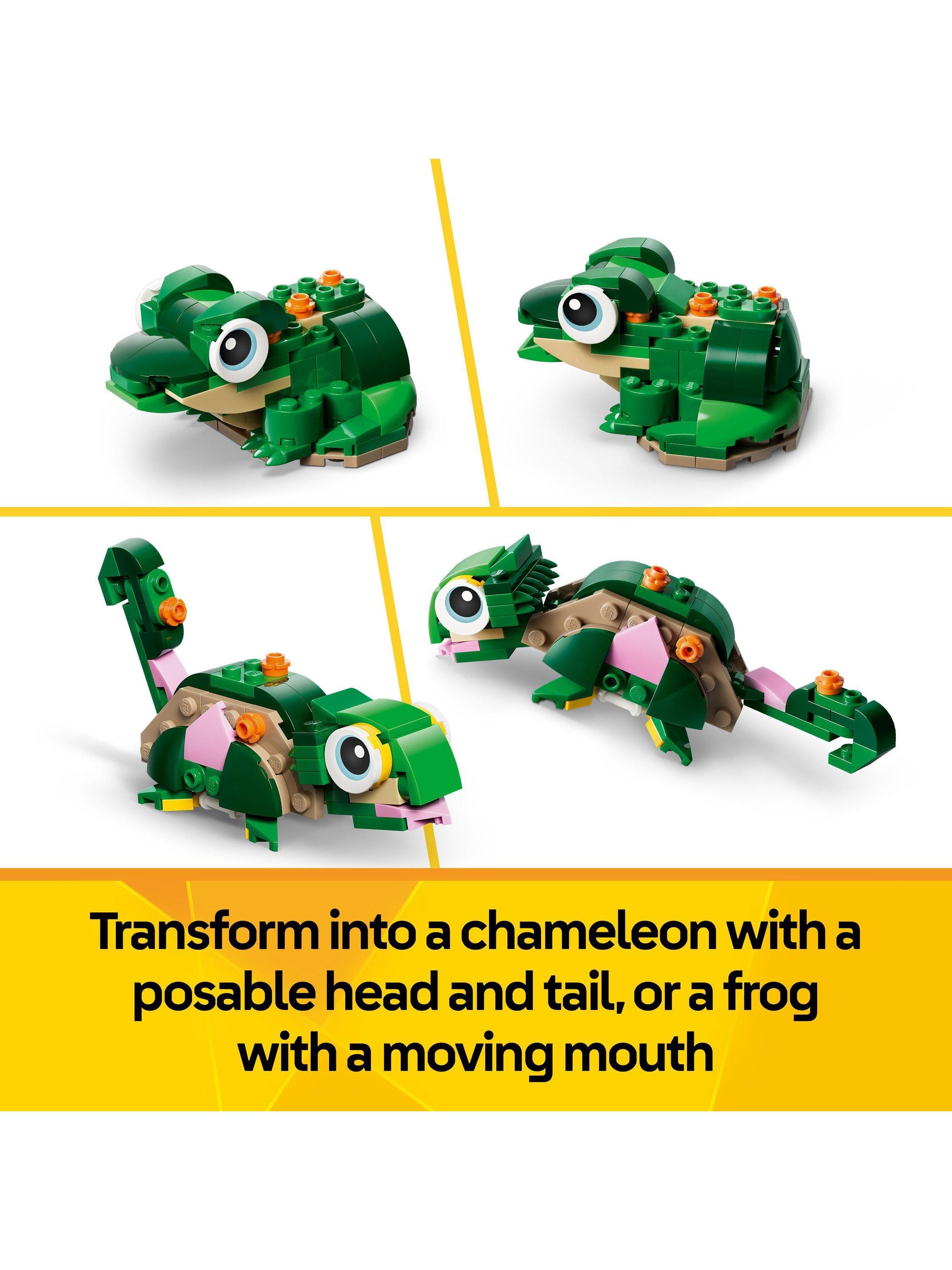 Creator 31377 Turtle with a Water Lily Flower 3-in-1 Building Toy