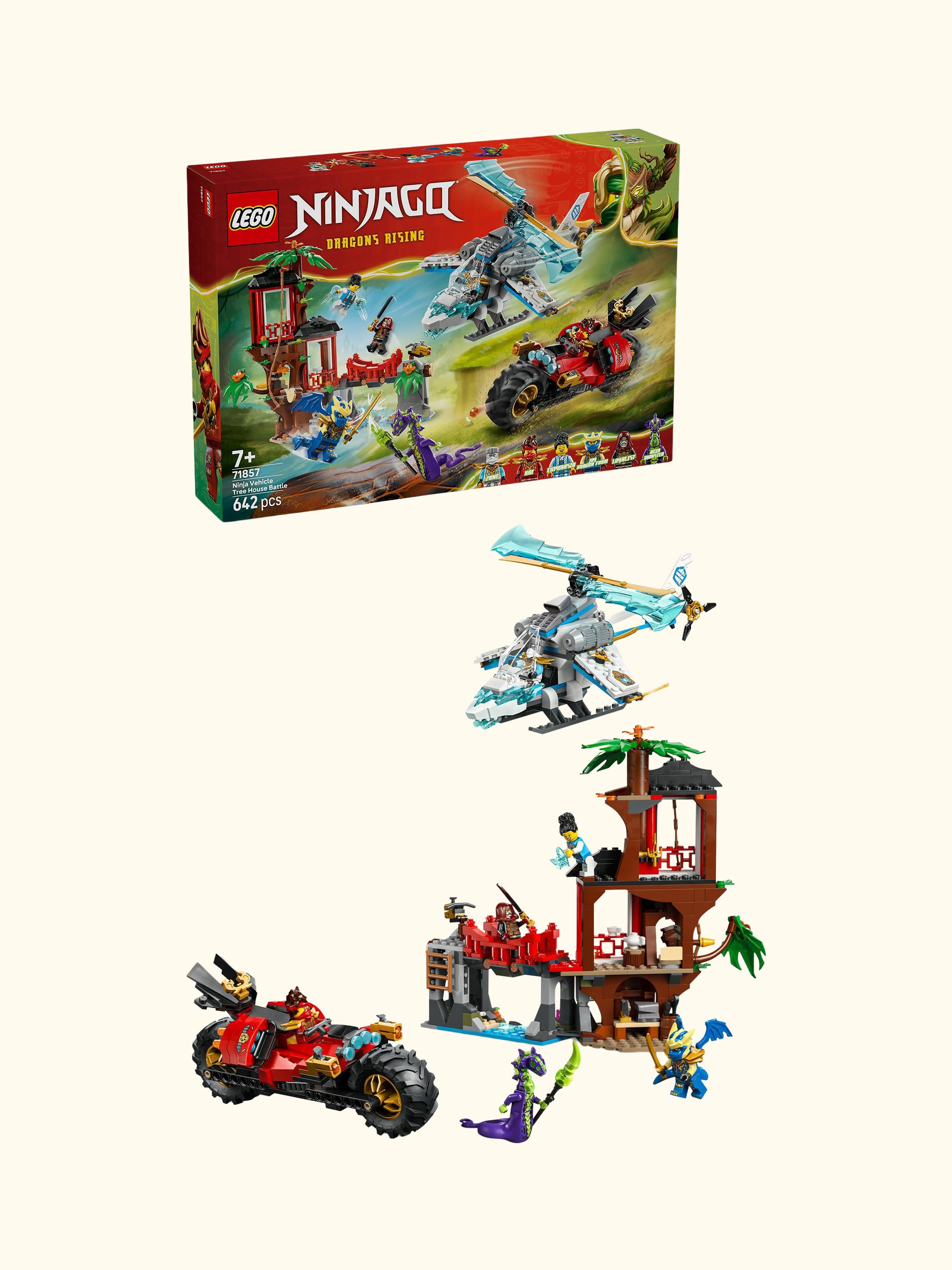 Ninjago 71857 Ninja Vehicle Tree House Battle Building Toy