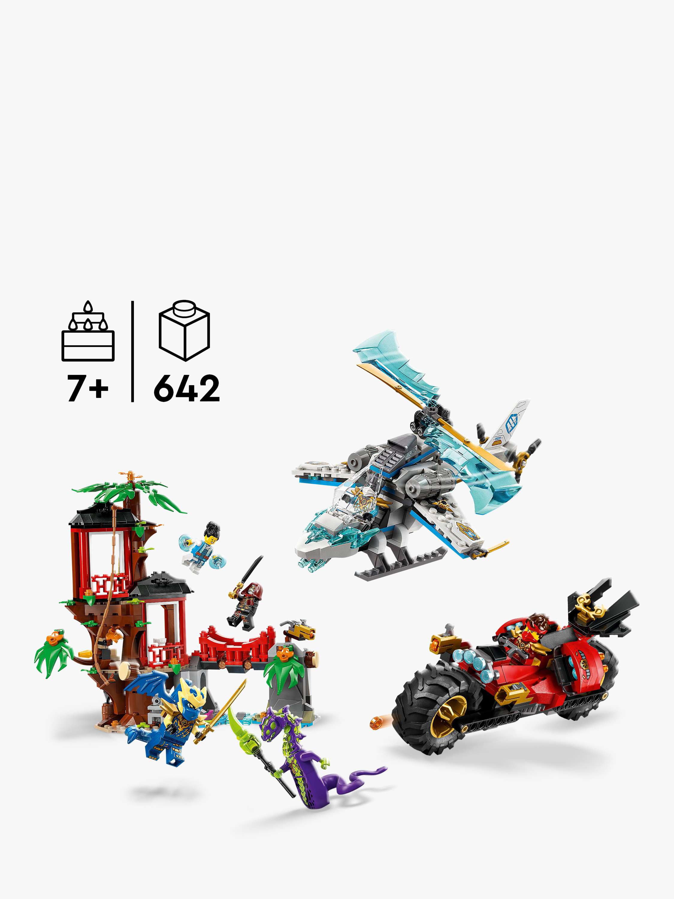 Ninjago 71857 Ninja Vehicle Tree House Battle Building Toy