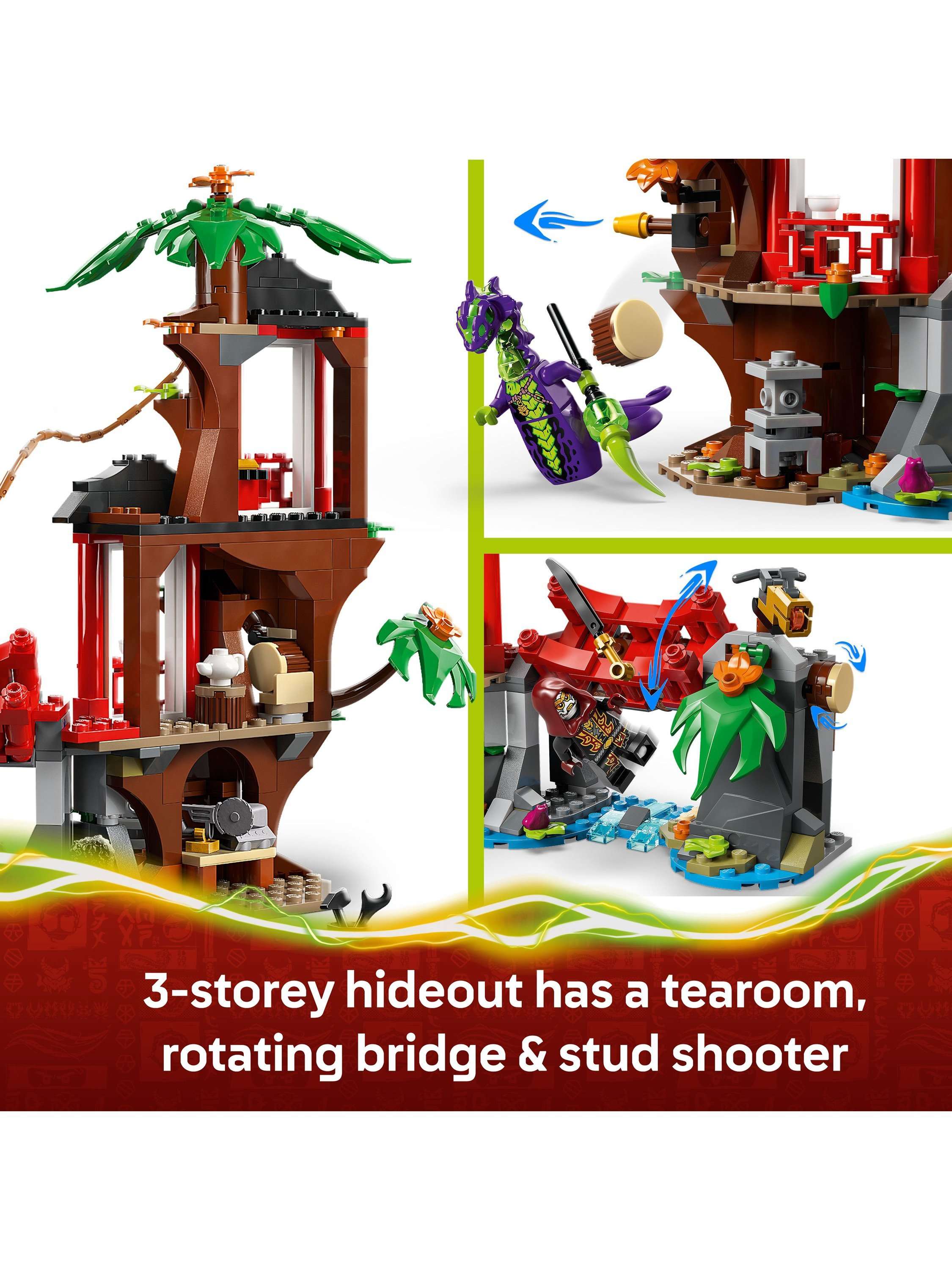 Ninjago 71857 Ninja Vehicle Tree House Battle Building Toy