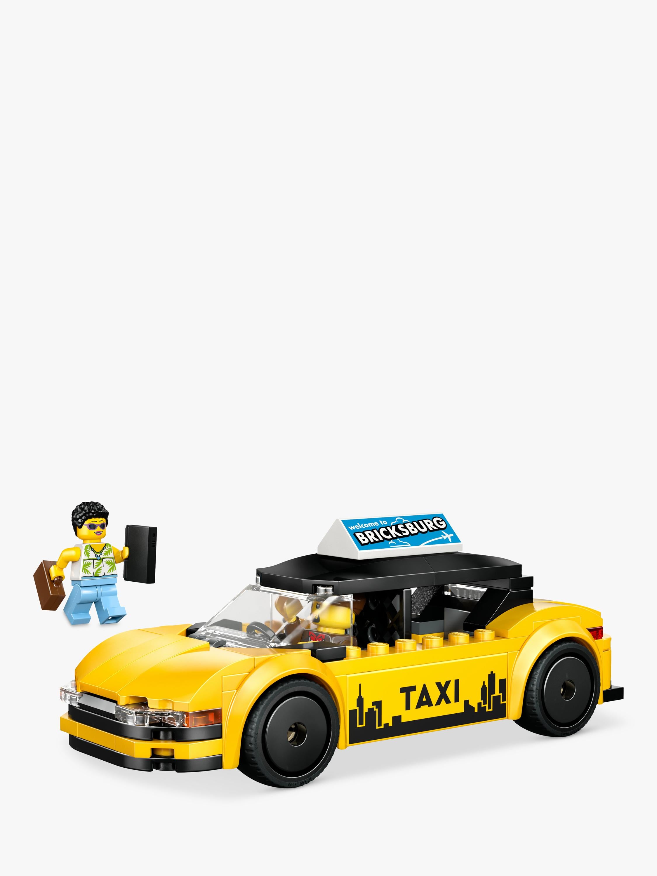 City 60487 Yellow Taxi Model Car Playset