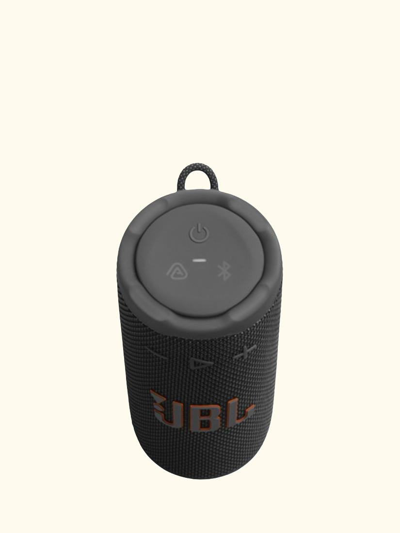 Grip Bluetooth Waterproof Portable Speaker with Ambient Light, Black