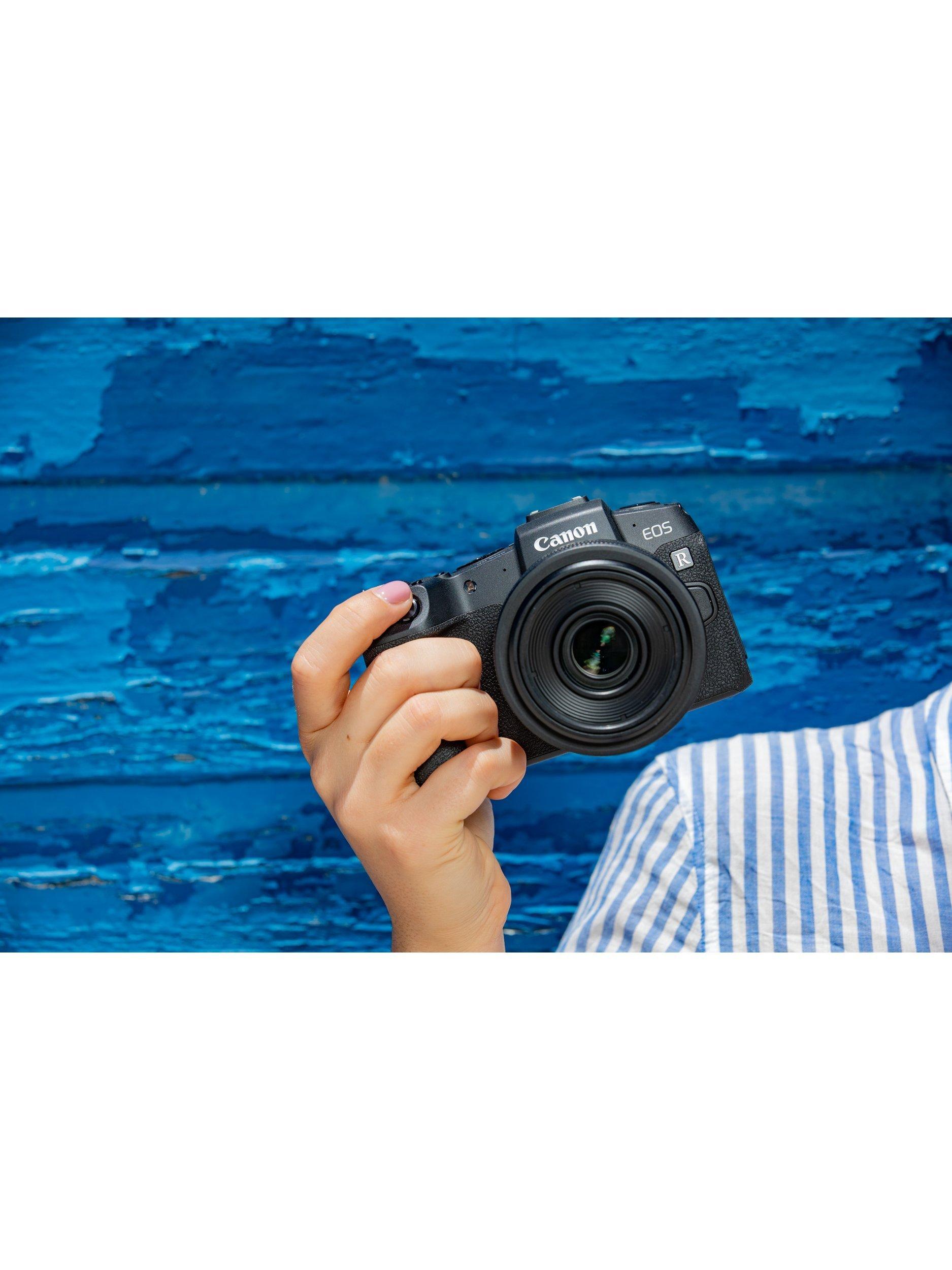 EOS RP Compact System Camera with RF 24-105mm IS STM Lens, 4K Ultra HD, 26.2MP, Wi-Fi, Bluetooth, OLED EVF, 3" Vari-Angle Touch Screen, Black