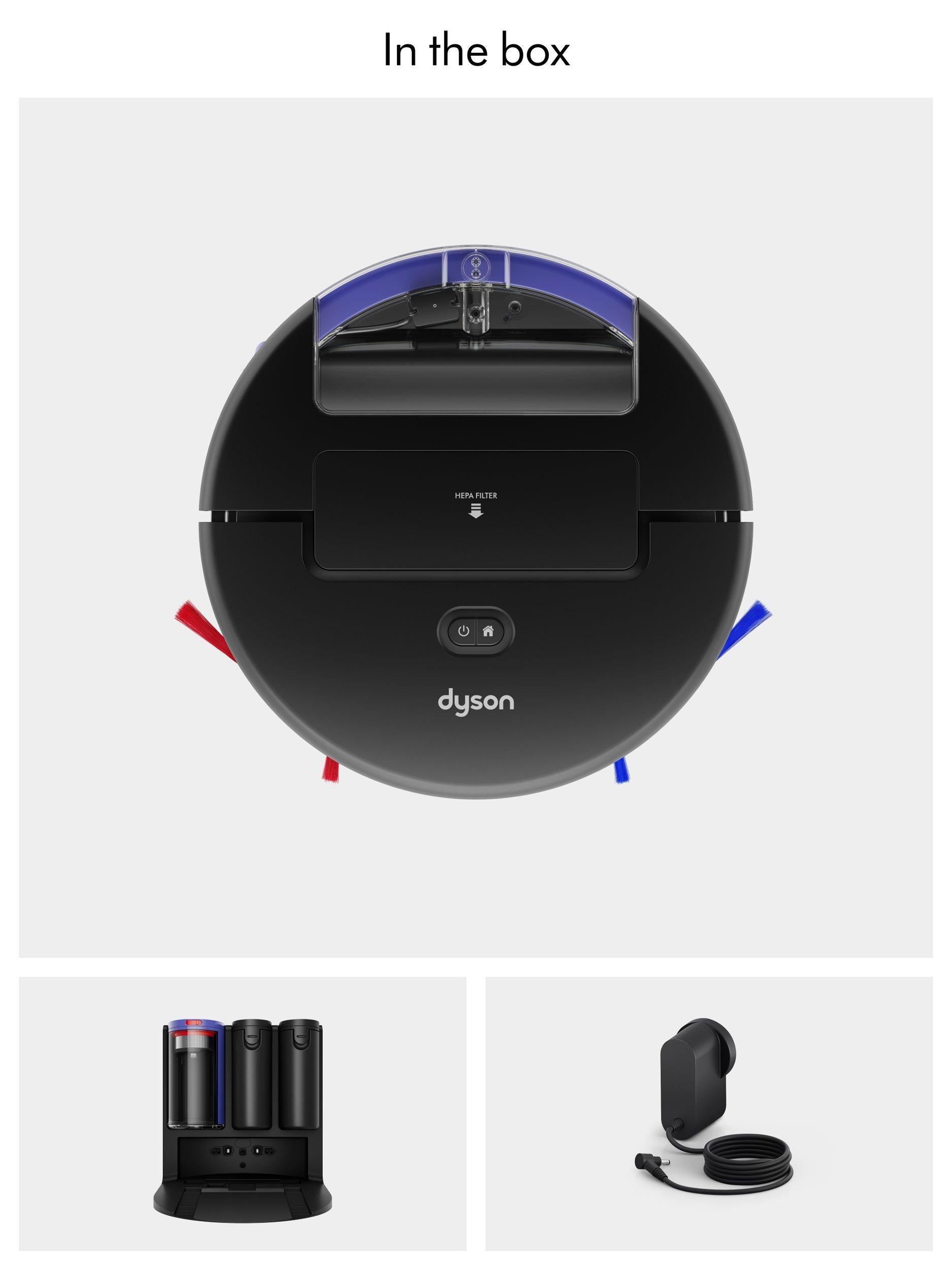Spot+Scrub AI Robot Vacuum Cleaner, Black