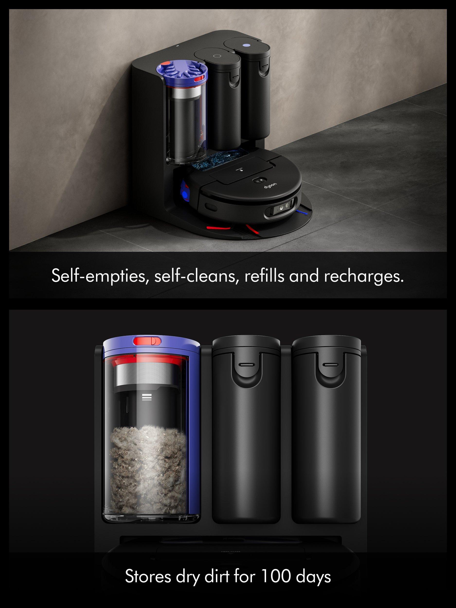 Spot+Scrub AI Robot Vacuum Cleaner, Black