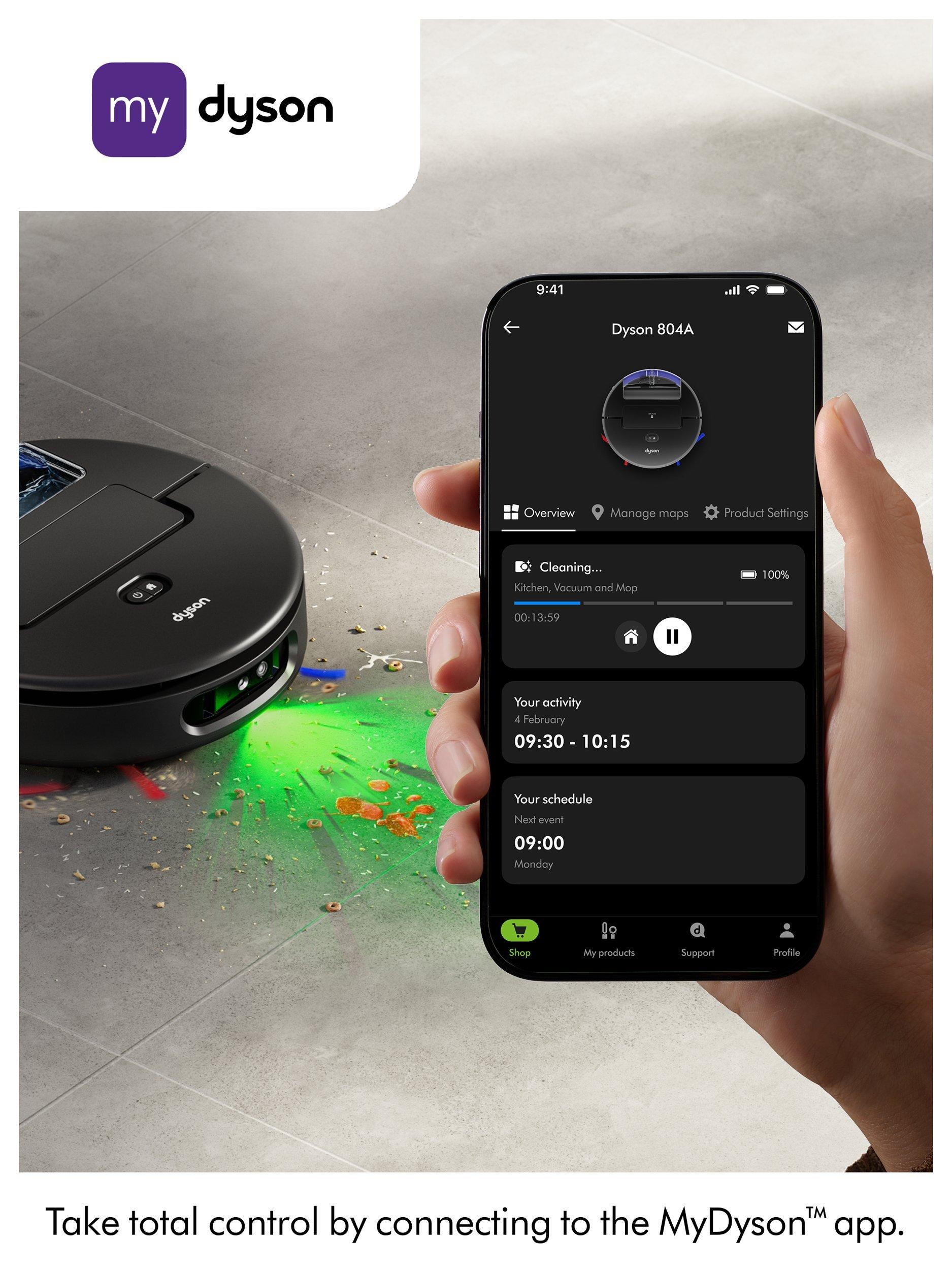 Spot+Scrub AI Robot Vacuum Cleaner, Black