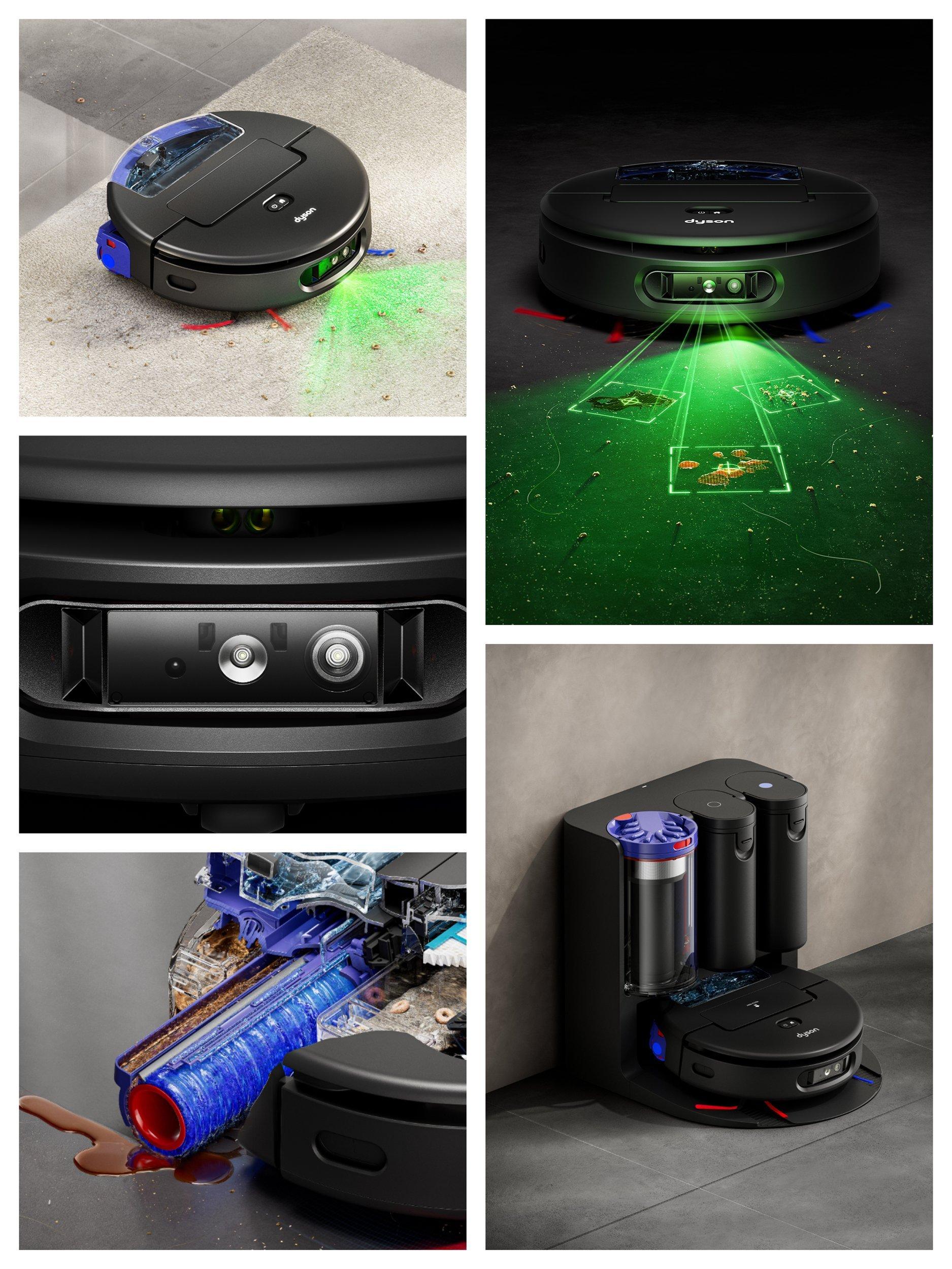 Spot+Scrub AI Robot Vacuum Cleaner, Black