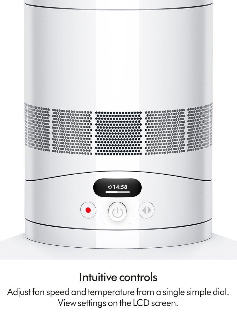 Hot+Cool HF1 Remote Link Pre-heat Heater & Cooling Fan, White/White