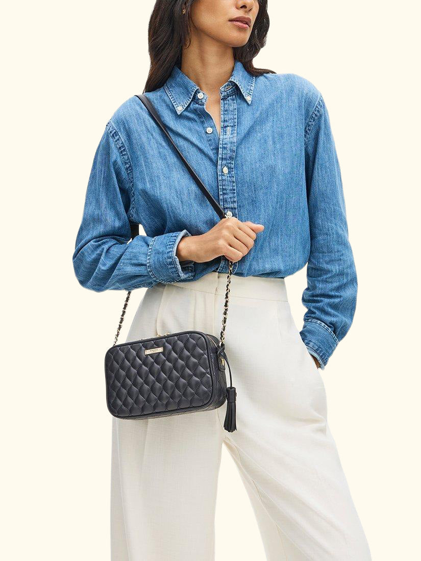 Alice Leather Crossbody Camera Bag