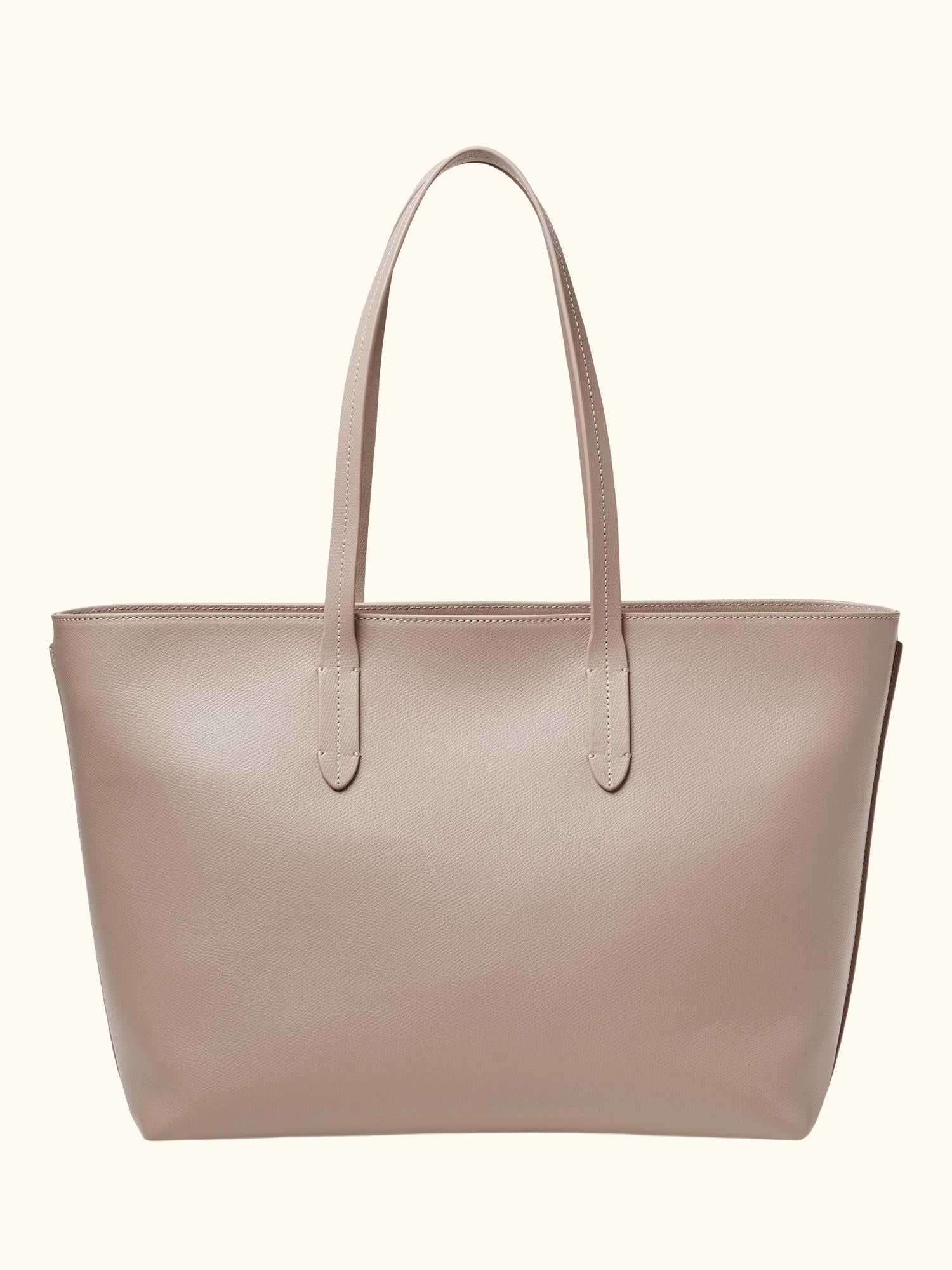 East West Leather Tote Bag