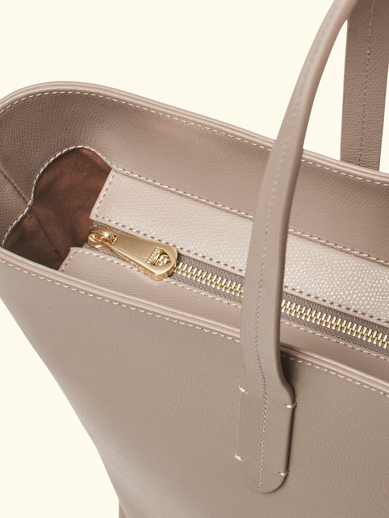 East West Leather Tote Bag