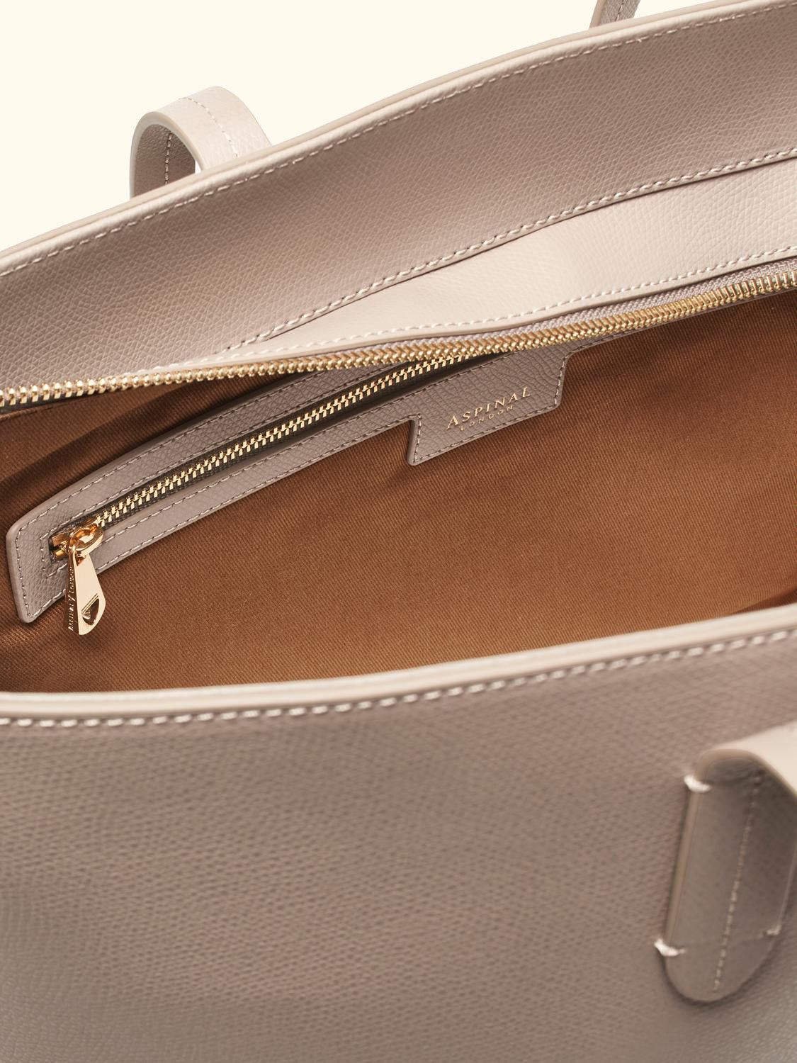 East West Leather Tote Bag