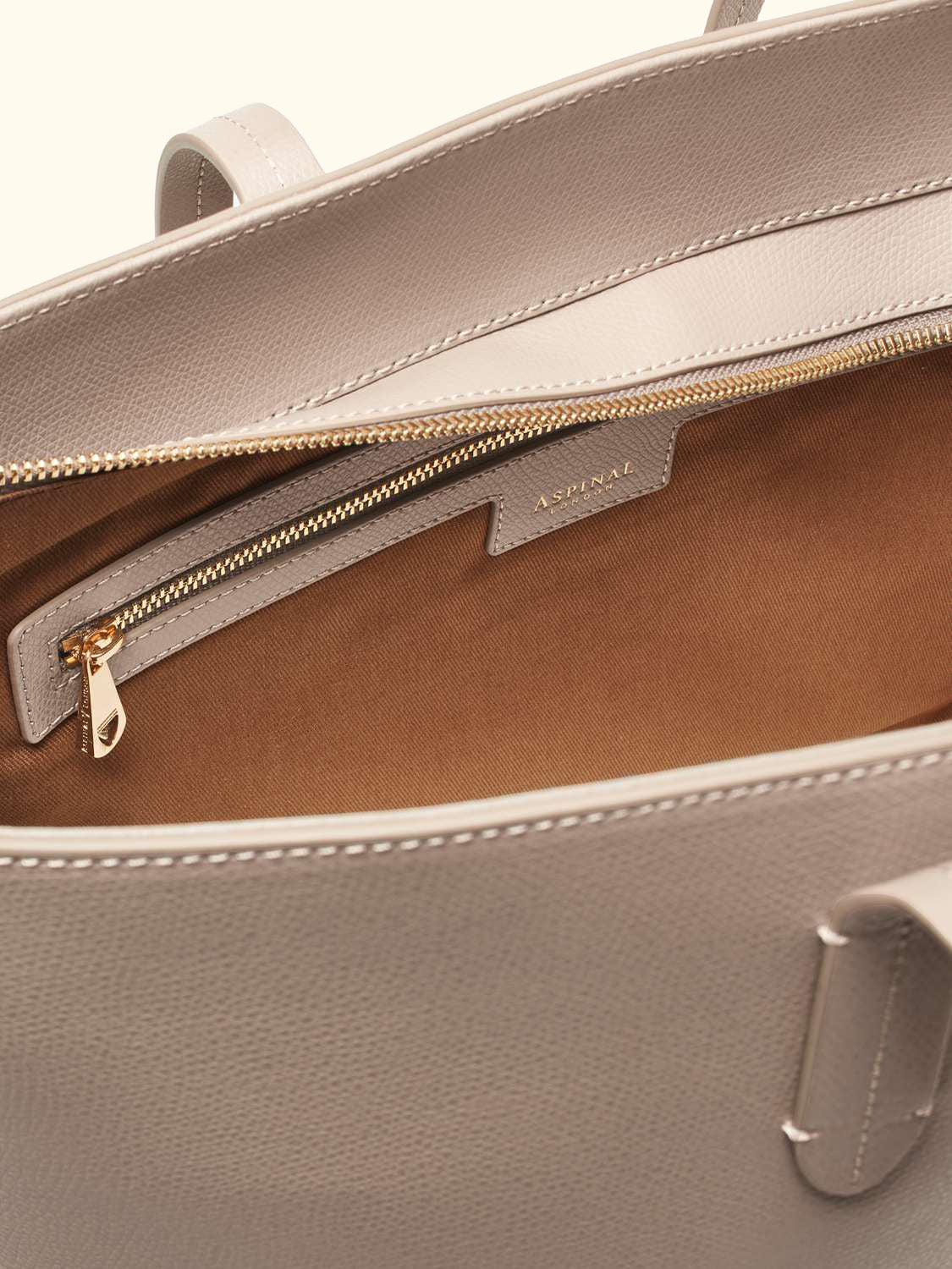 East West Leather Tote Bag