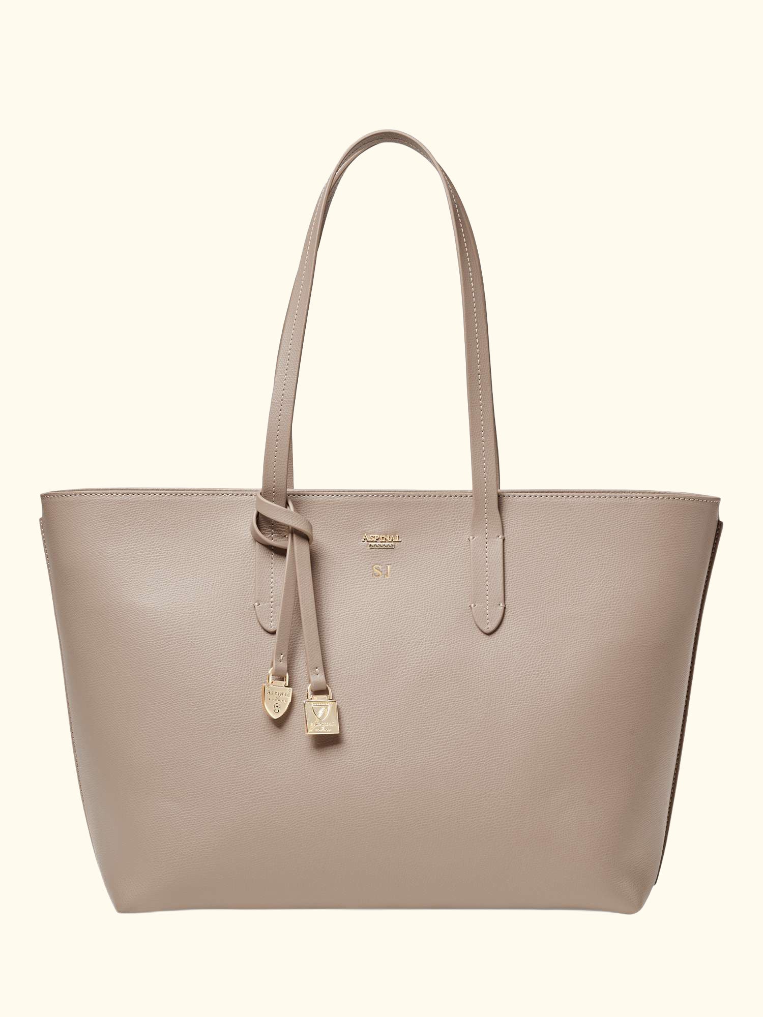 East West Leather Tote Bag
