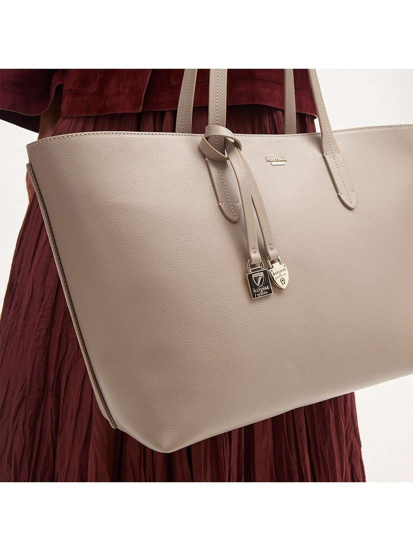 East West Leather Tote Bag