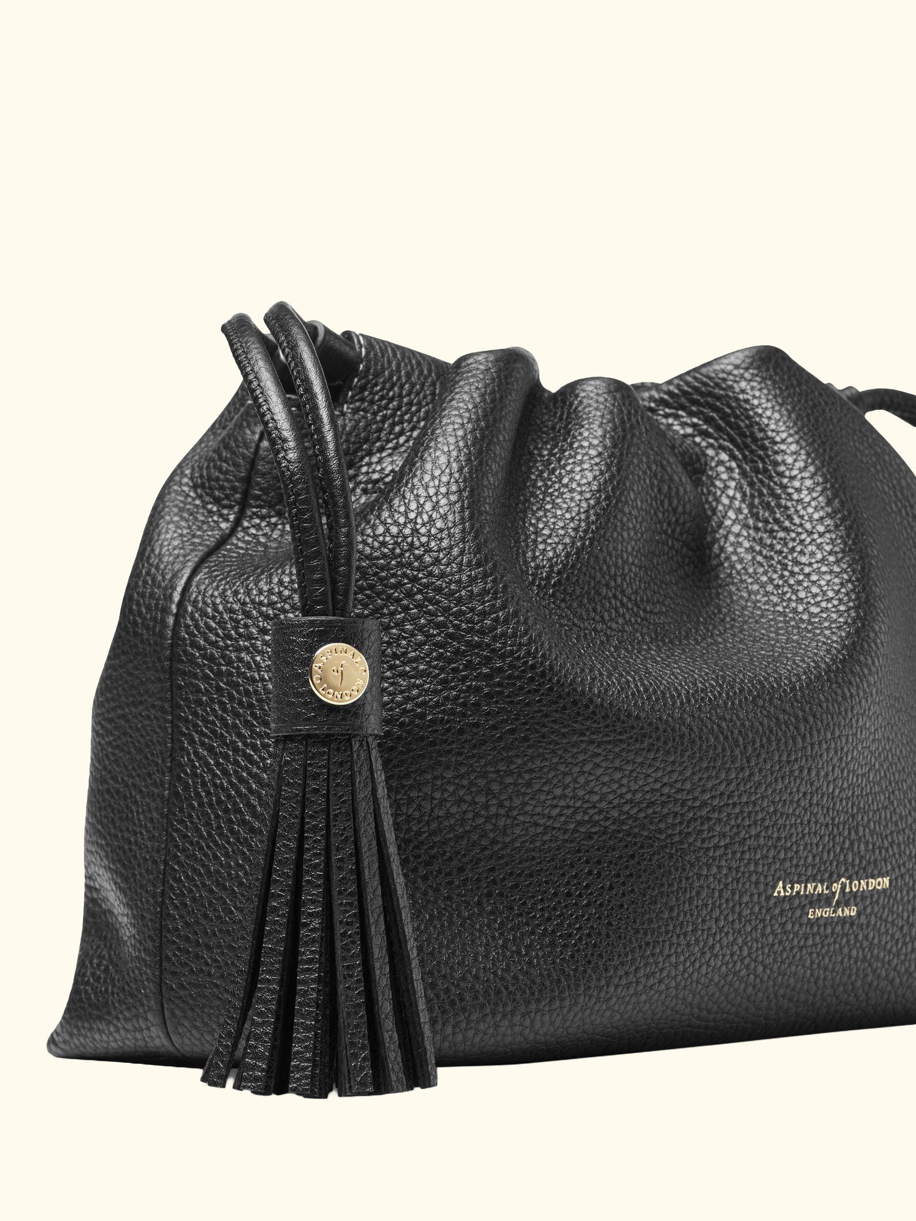 Hudson Large Leather Pouch Bag