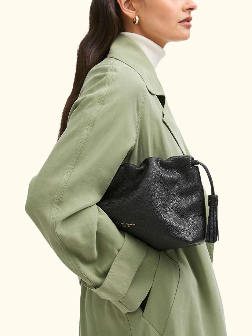 Hudson Large Leather Pouch Bag