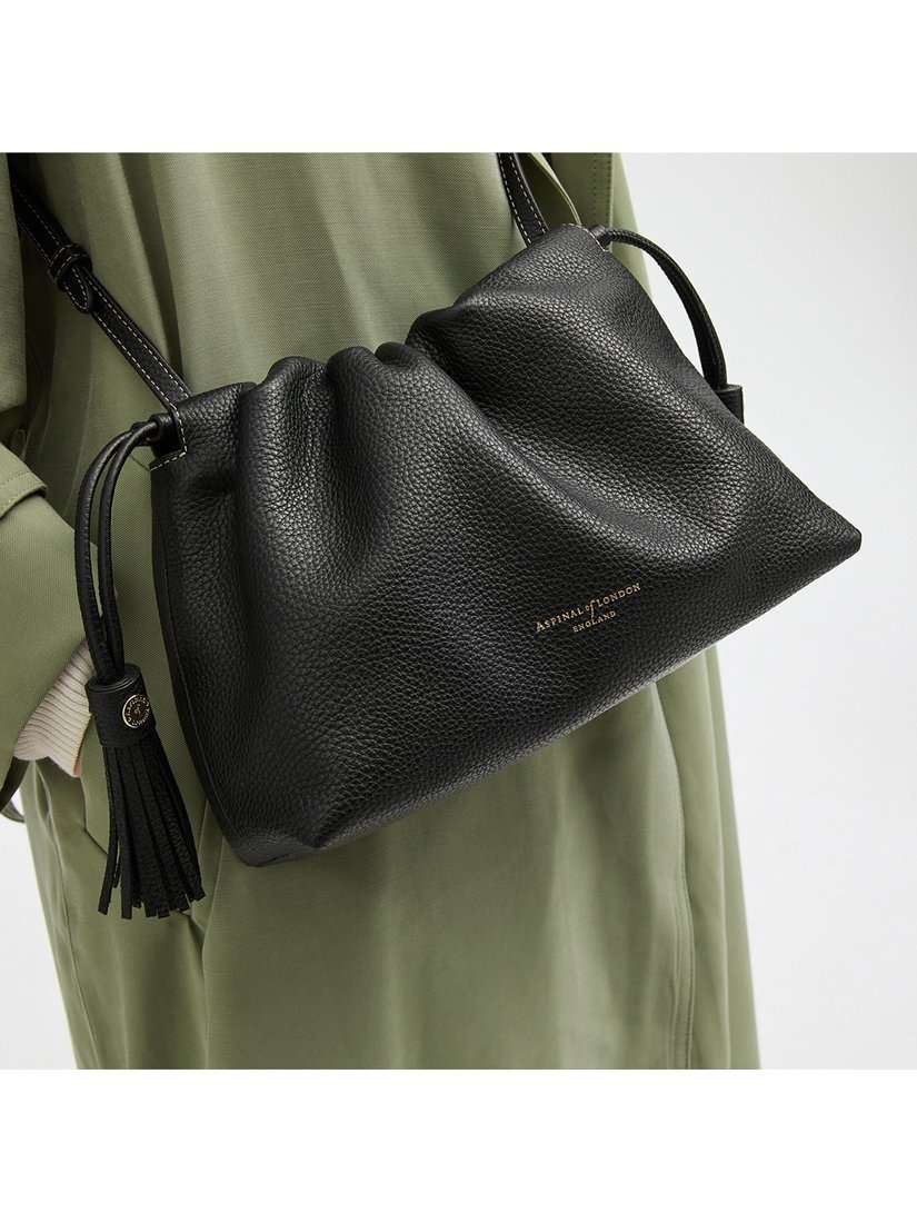 Hudson Large Leather Pouch Bag