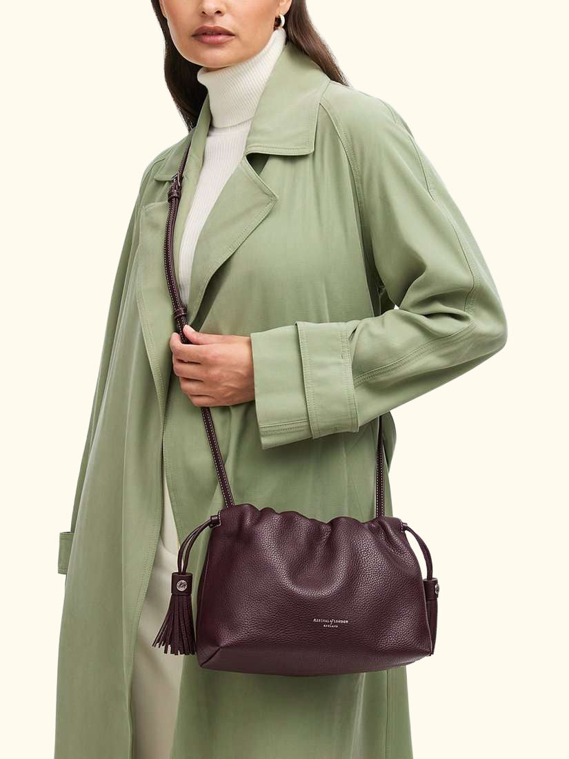 Hudson Large Leather Pouch Bag