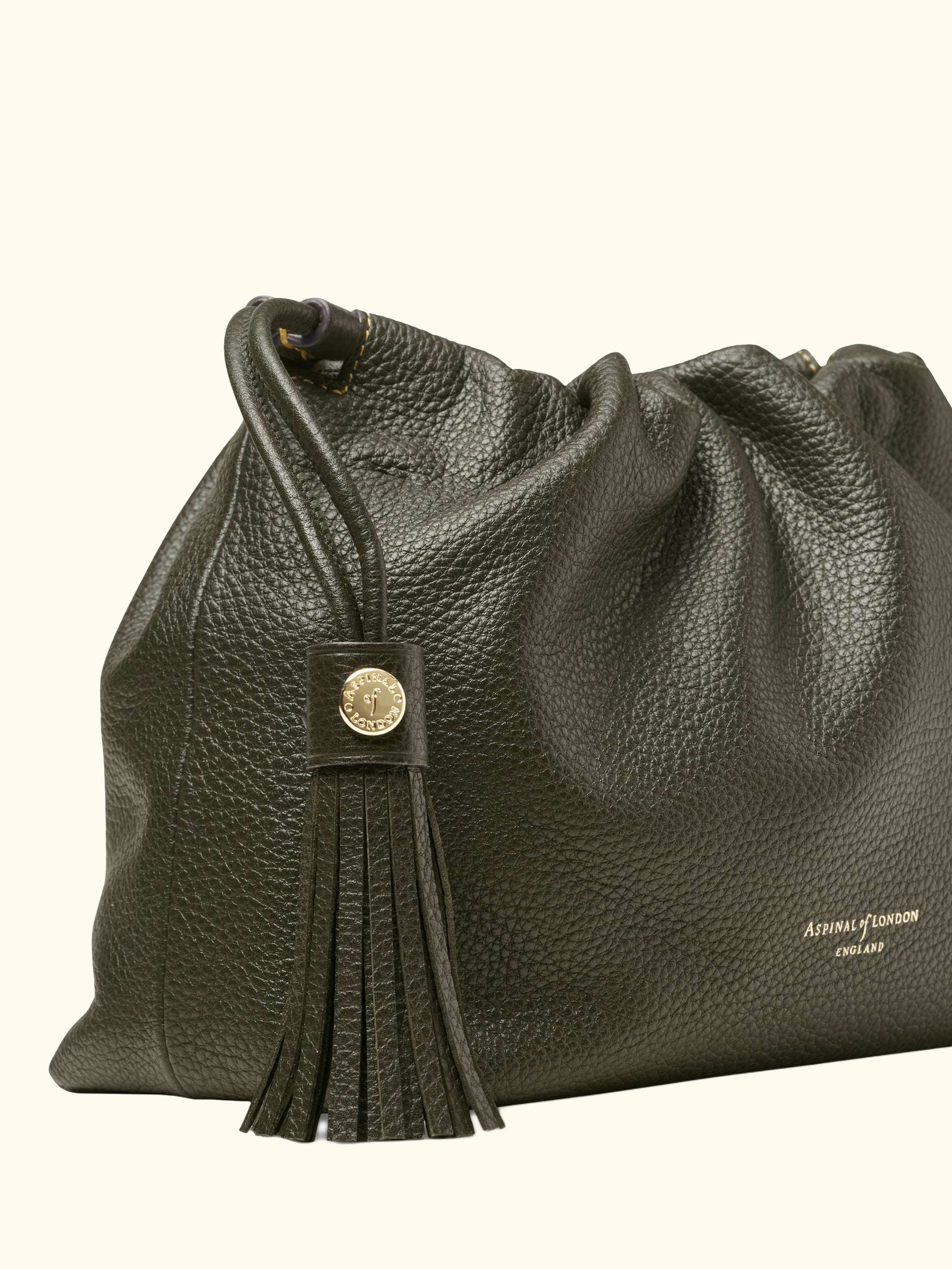 Hudson Large Leather Pouch Bag
