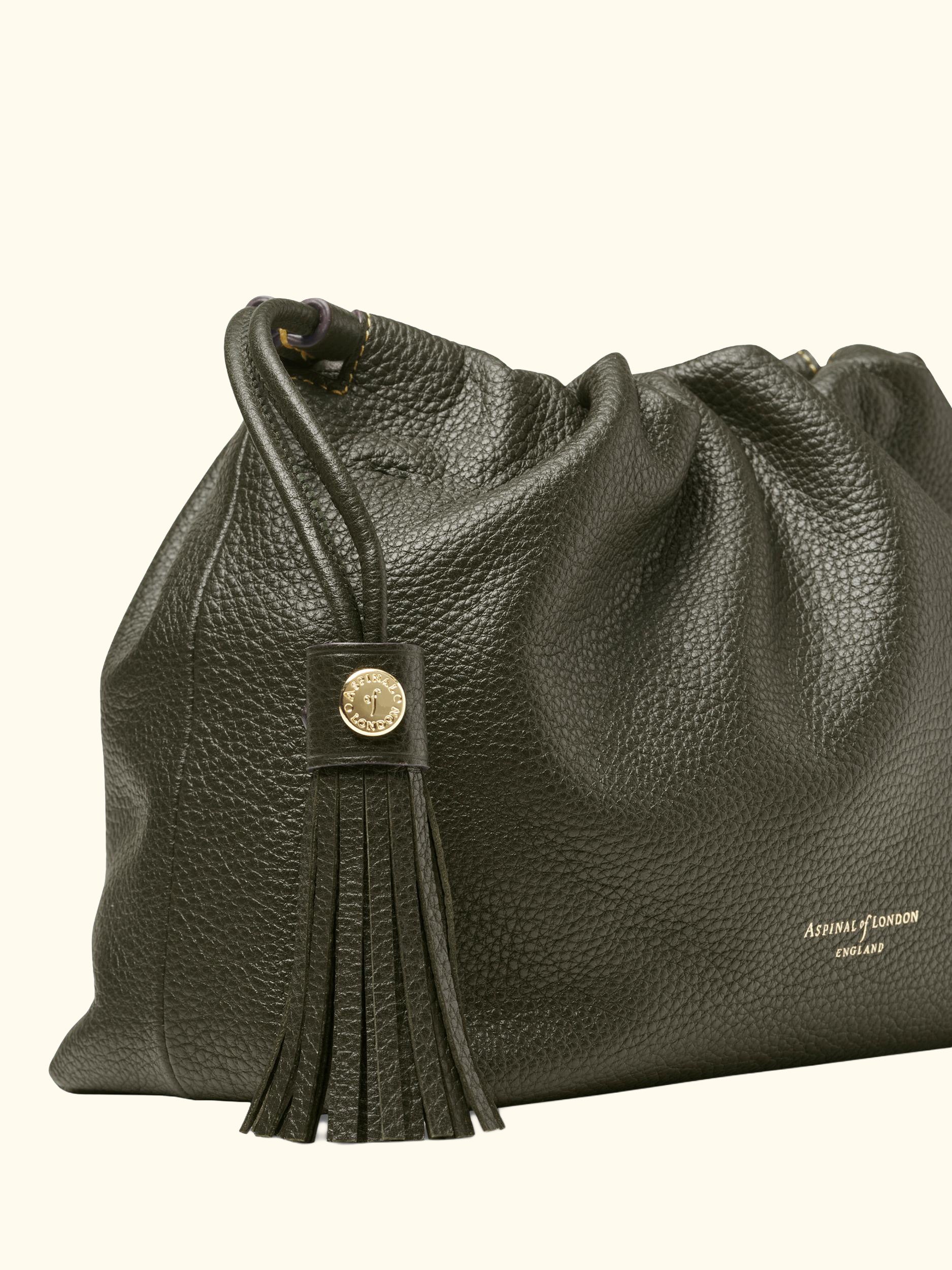 Hudson Large Leather Pouch Bag