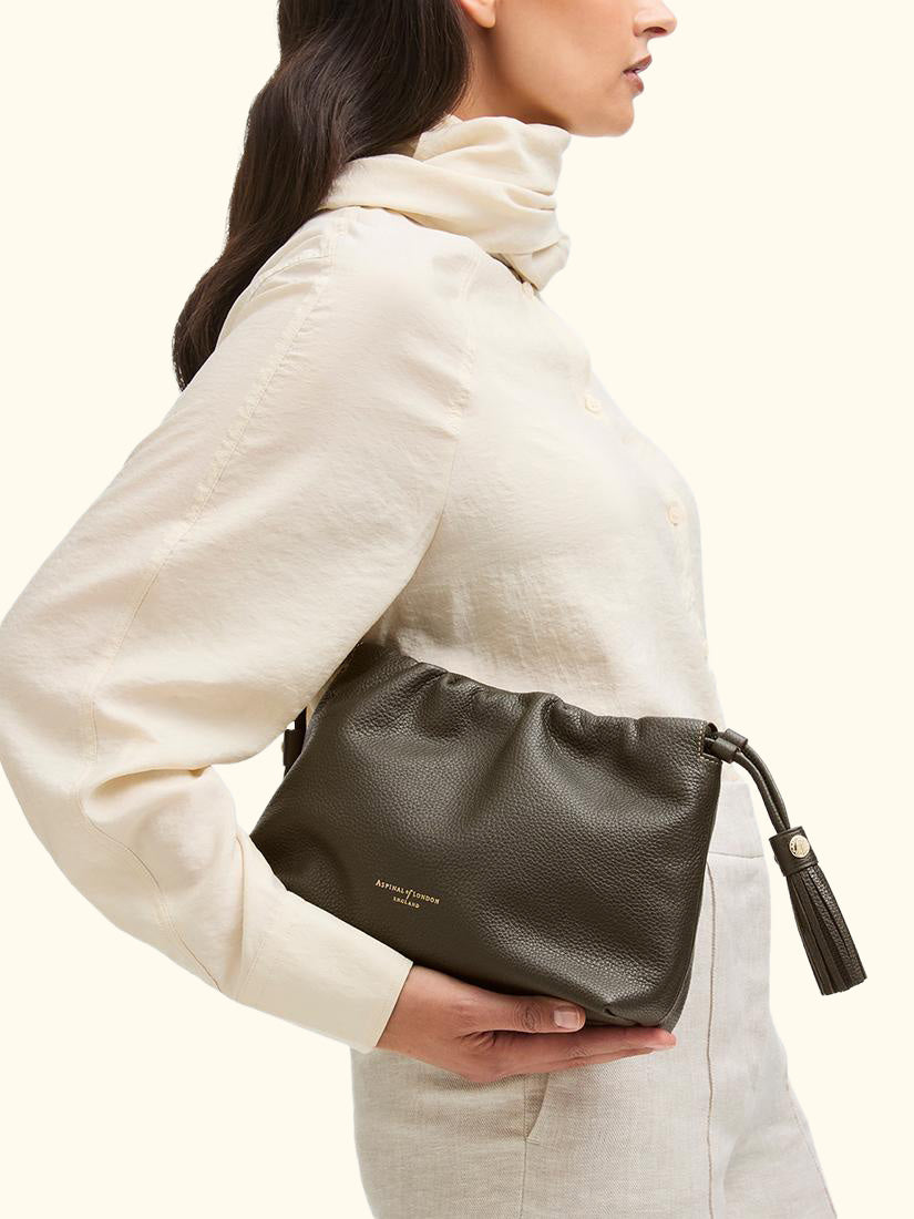 Hudson Large Leather Pouch Bag