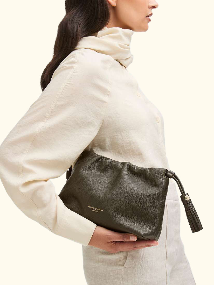 Hudson Large Leather Pouch Bag